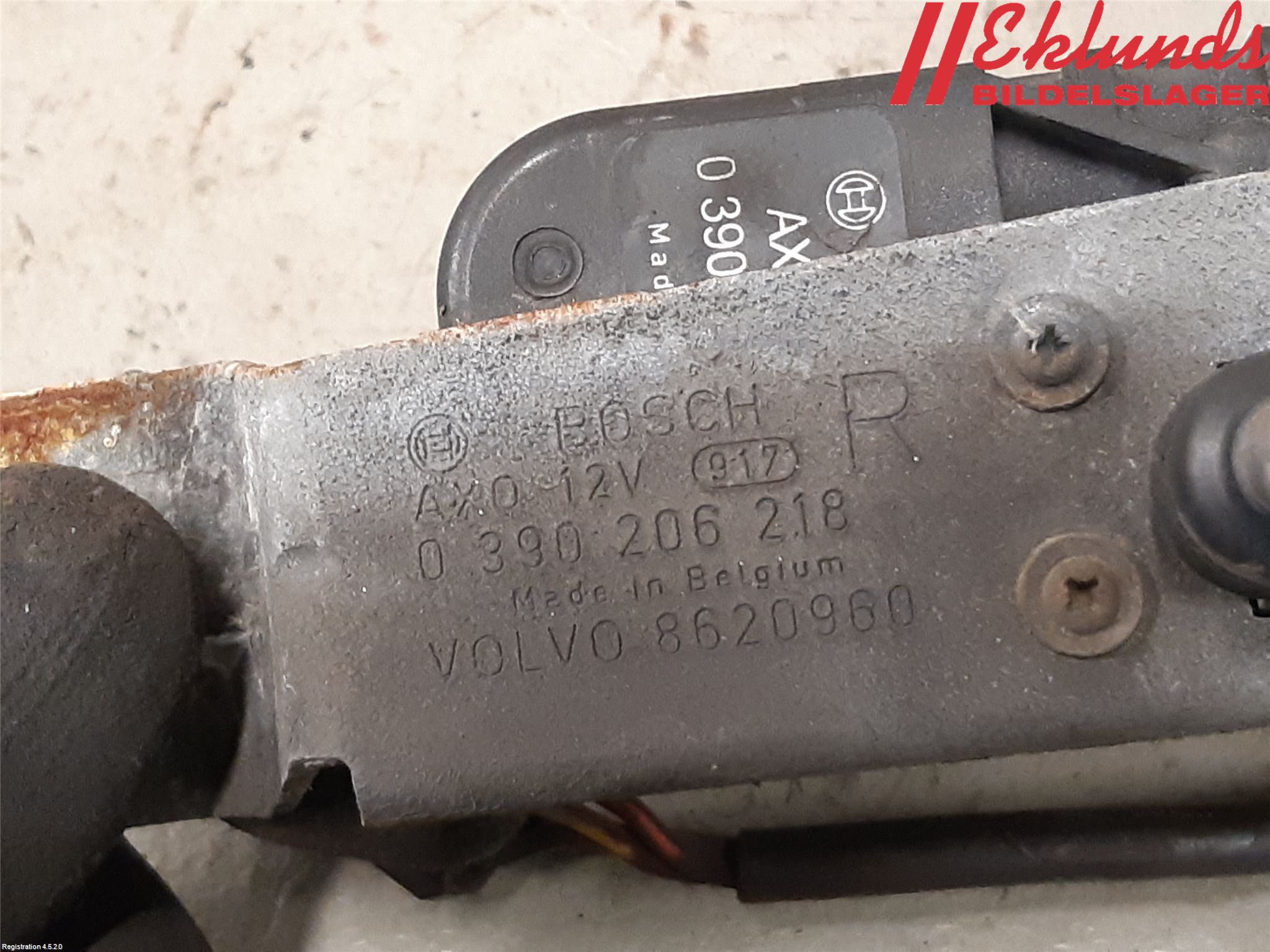 Volvo V70 00-04 Strålkastartorkmotor Hö