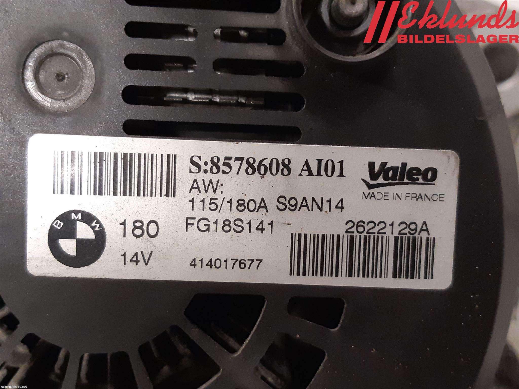 BMW 3 GT F34 13-19 Generator