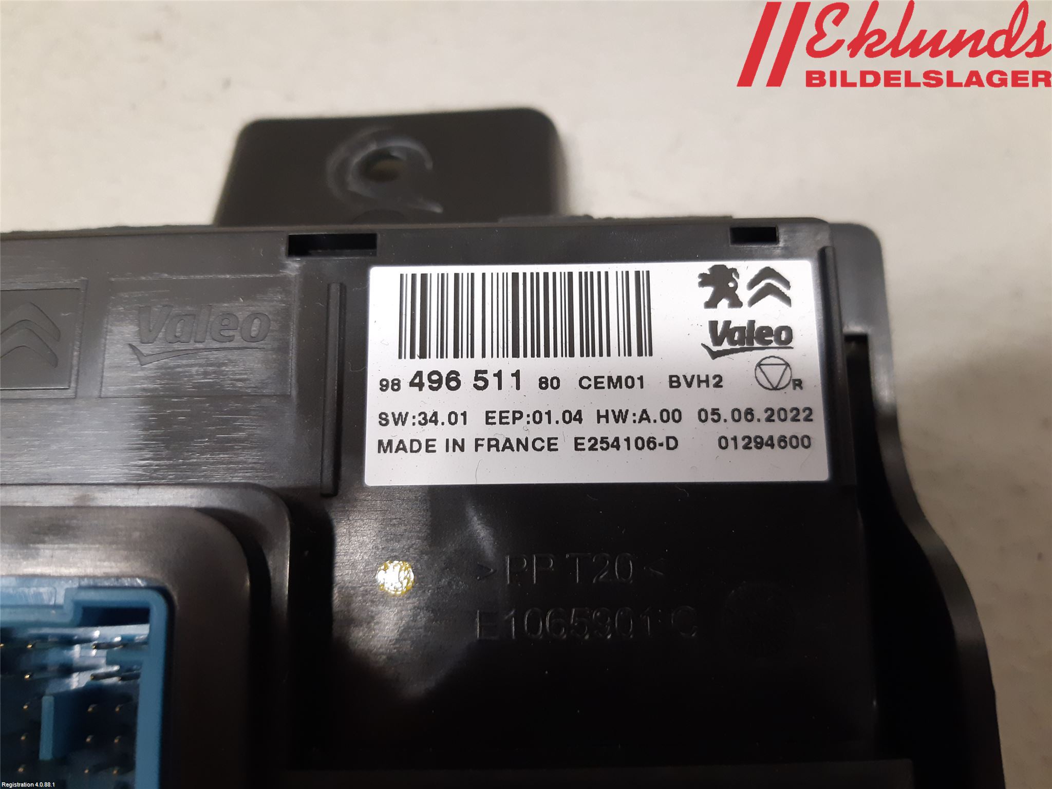 Citroen COTROEN C3 17-24 Styrenhet CupEvärme