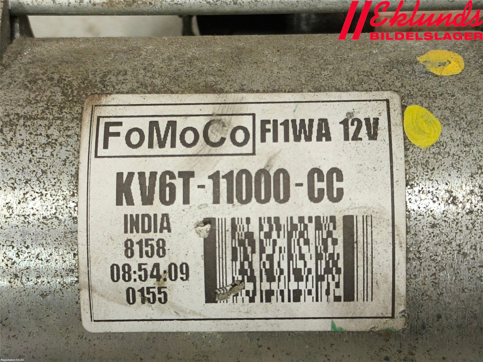 Ford TRANSIT/TOURNEO CONNECT 13-22 Startmotor Diesel