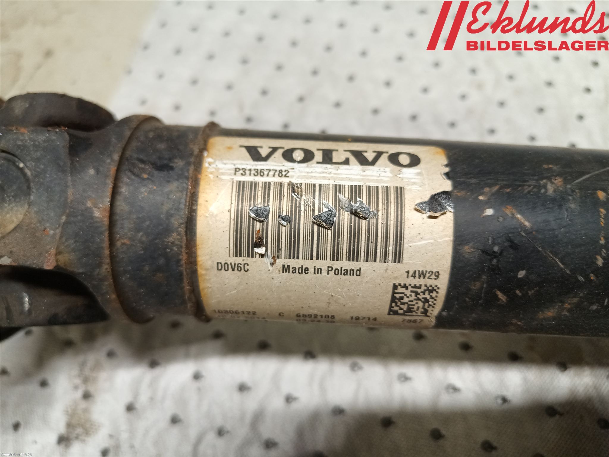 Volvo V70 14-16 Mellanaxel Komp