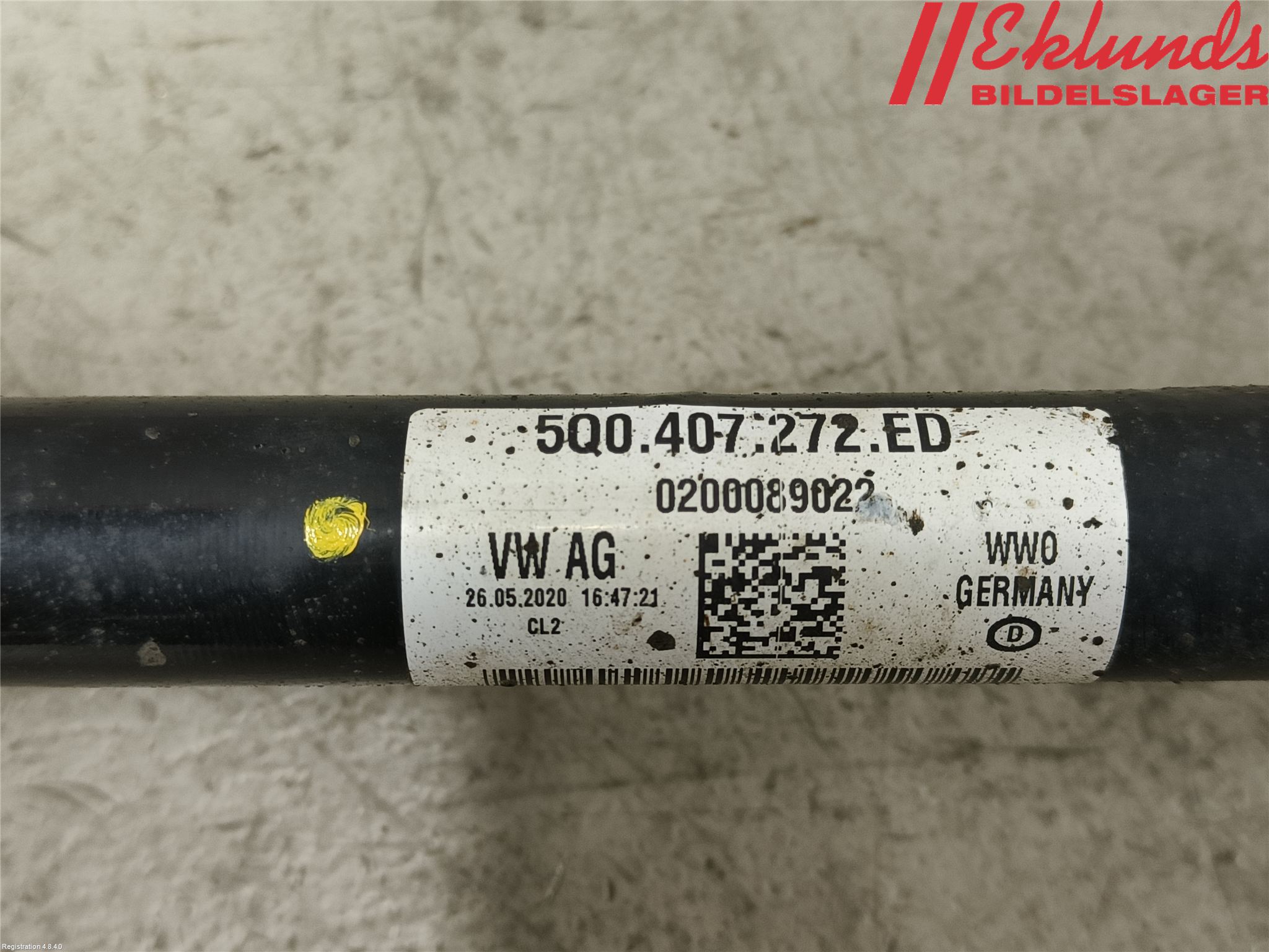 Audi A3/S3 8Y 21- Drivaxel Fram Höger