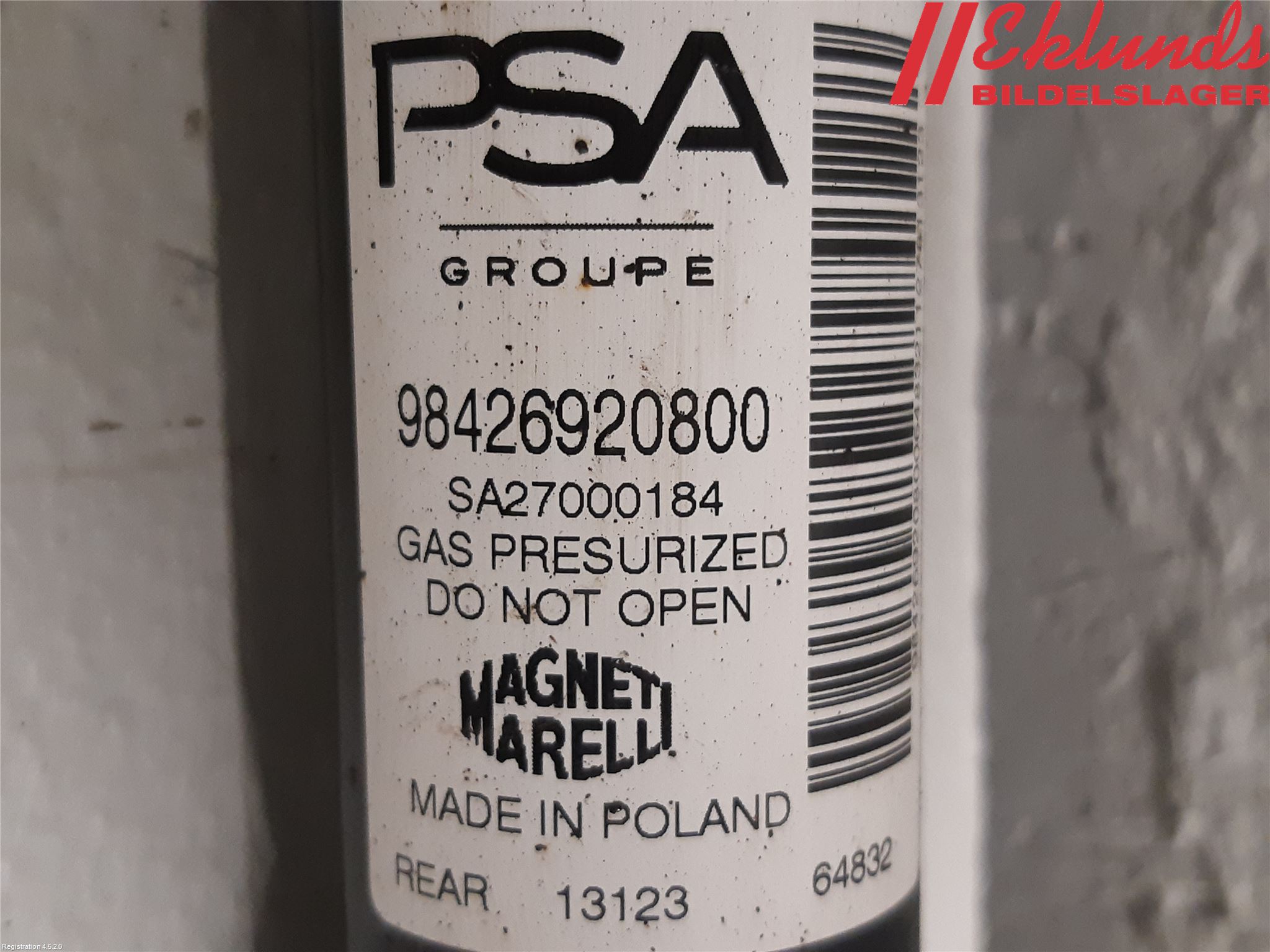 Opel MOKKA 21- Stötdämpare Bak