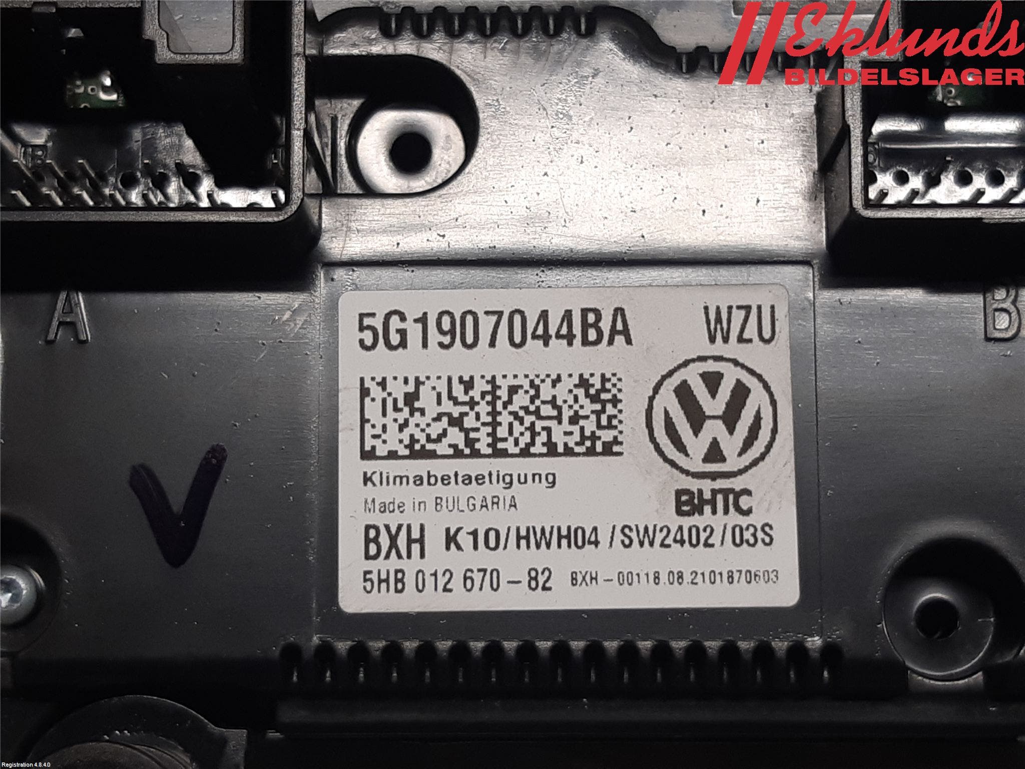 Volkswagen VW T-ROC 18- Ac Styrenhet Ac Manöveren