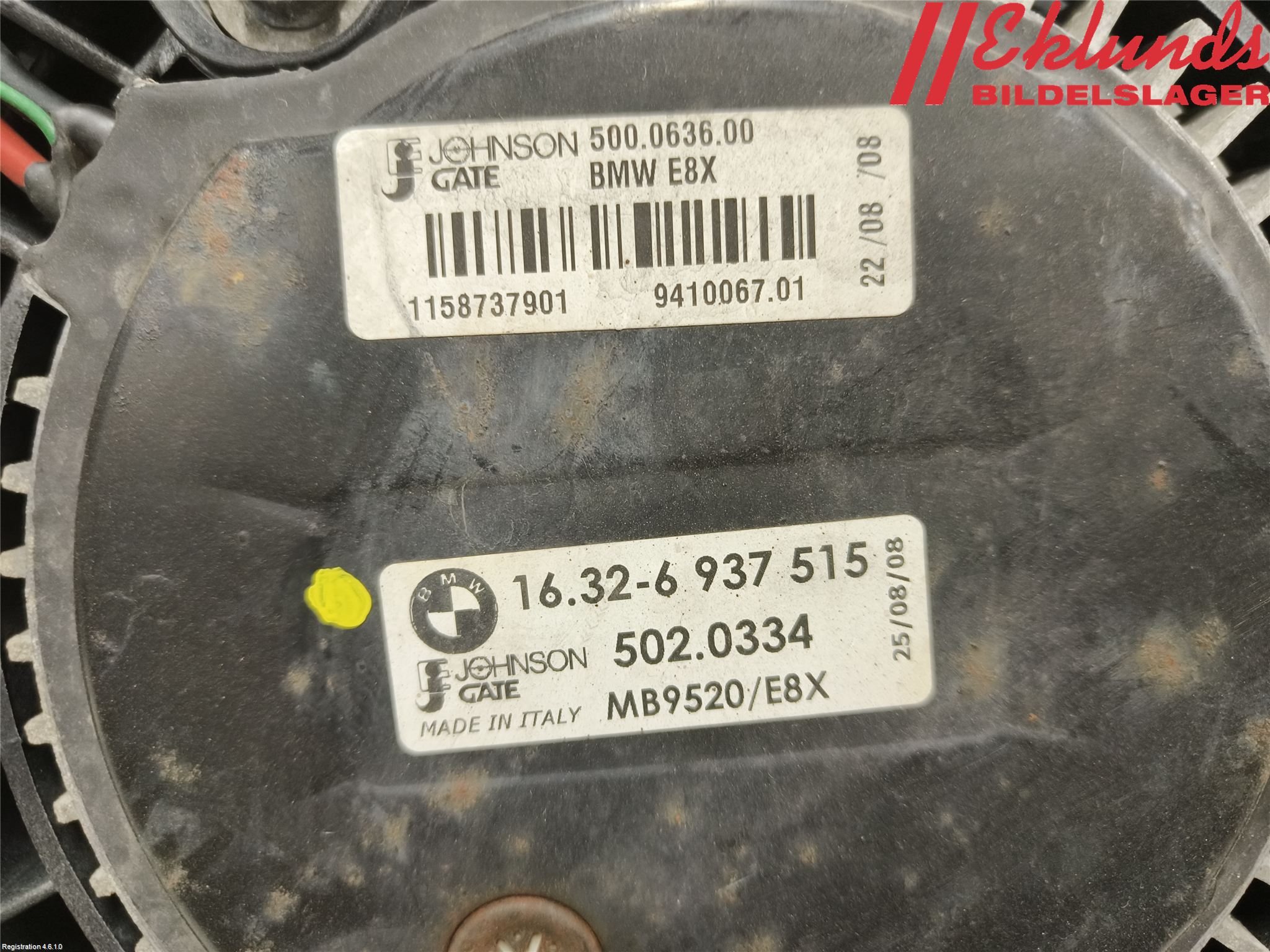 BMW 3 E90/91 SED/TOU 05-12 Kylfläkt El