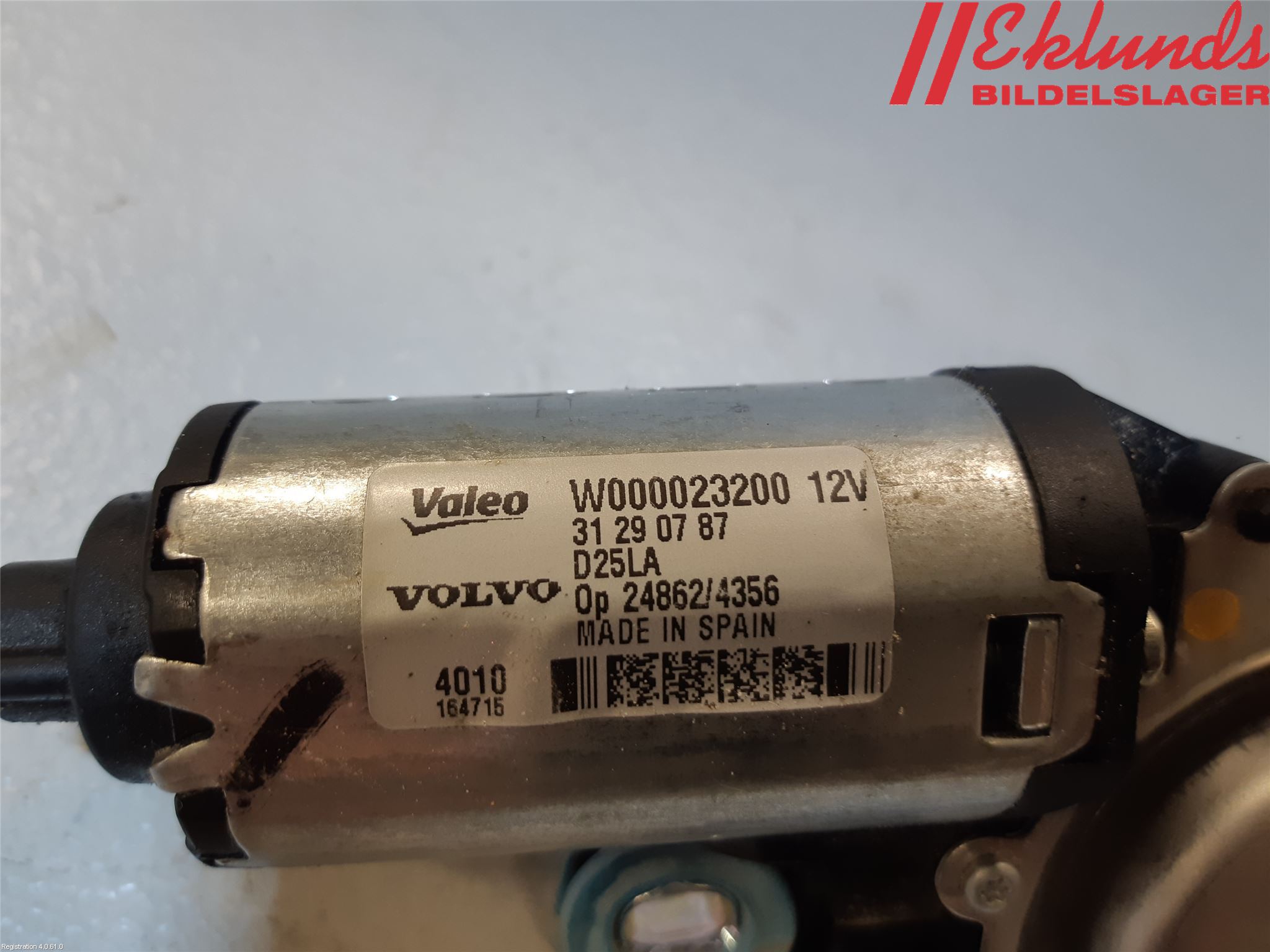 Volvo XC60 09-13 Torkarmotor Baklucka