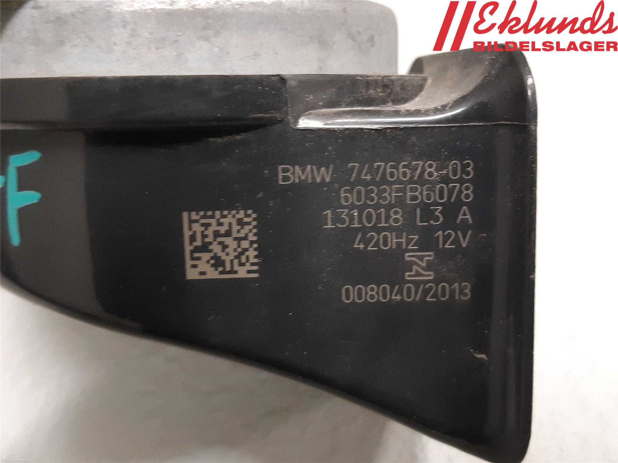 BMW 3 G20/G21/G80/G81 19- Signalhorn