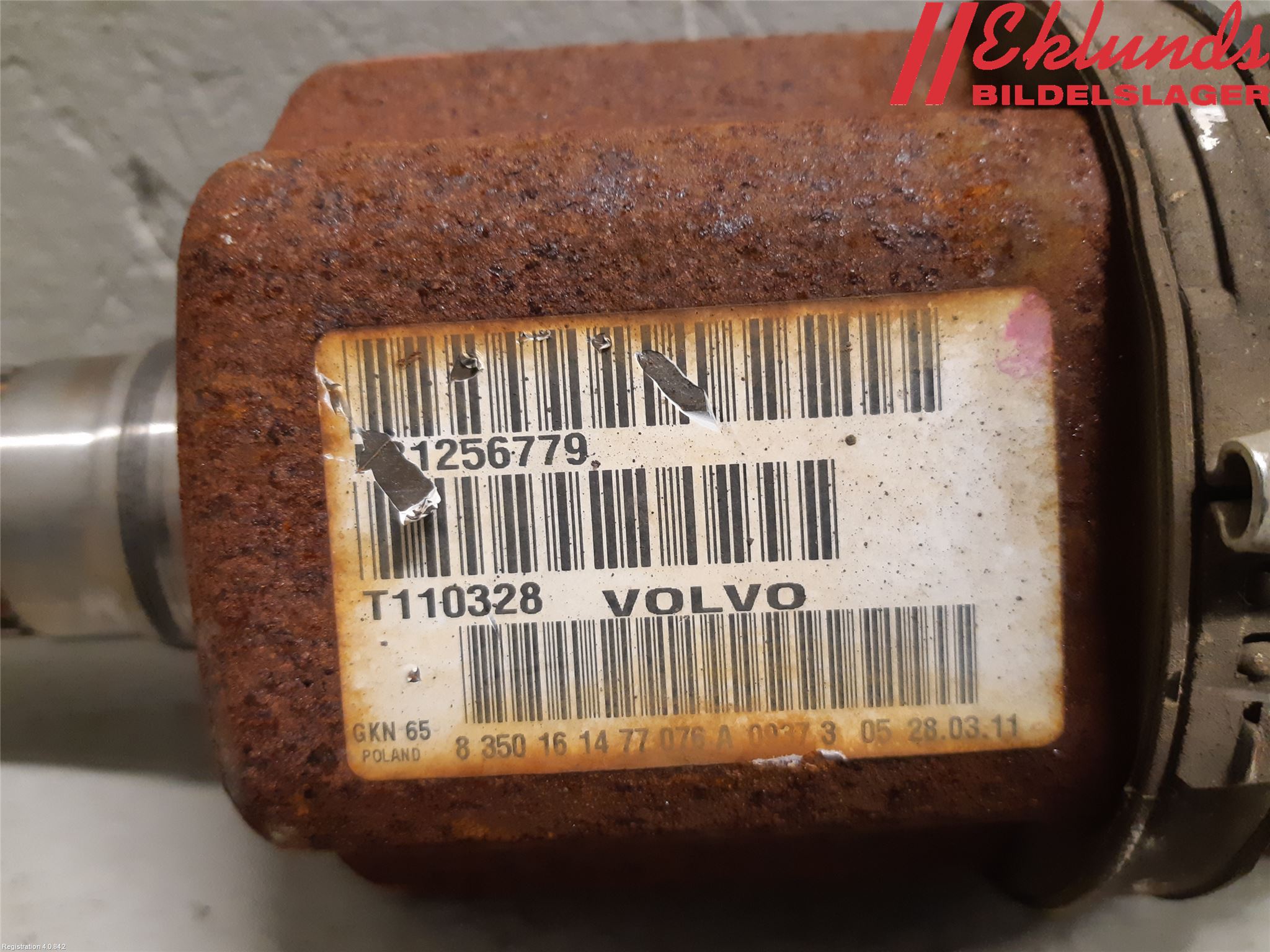 Volvo V60 11-13 Drivaxel Fram Vänster