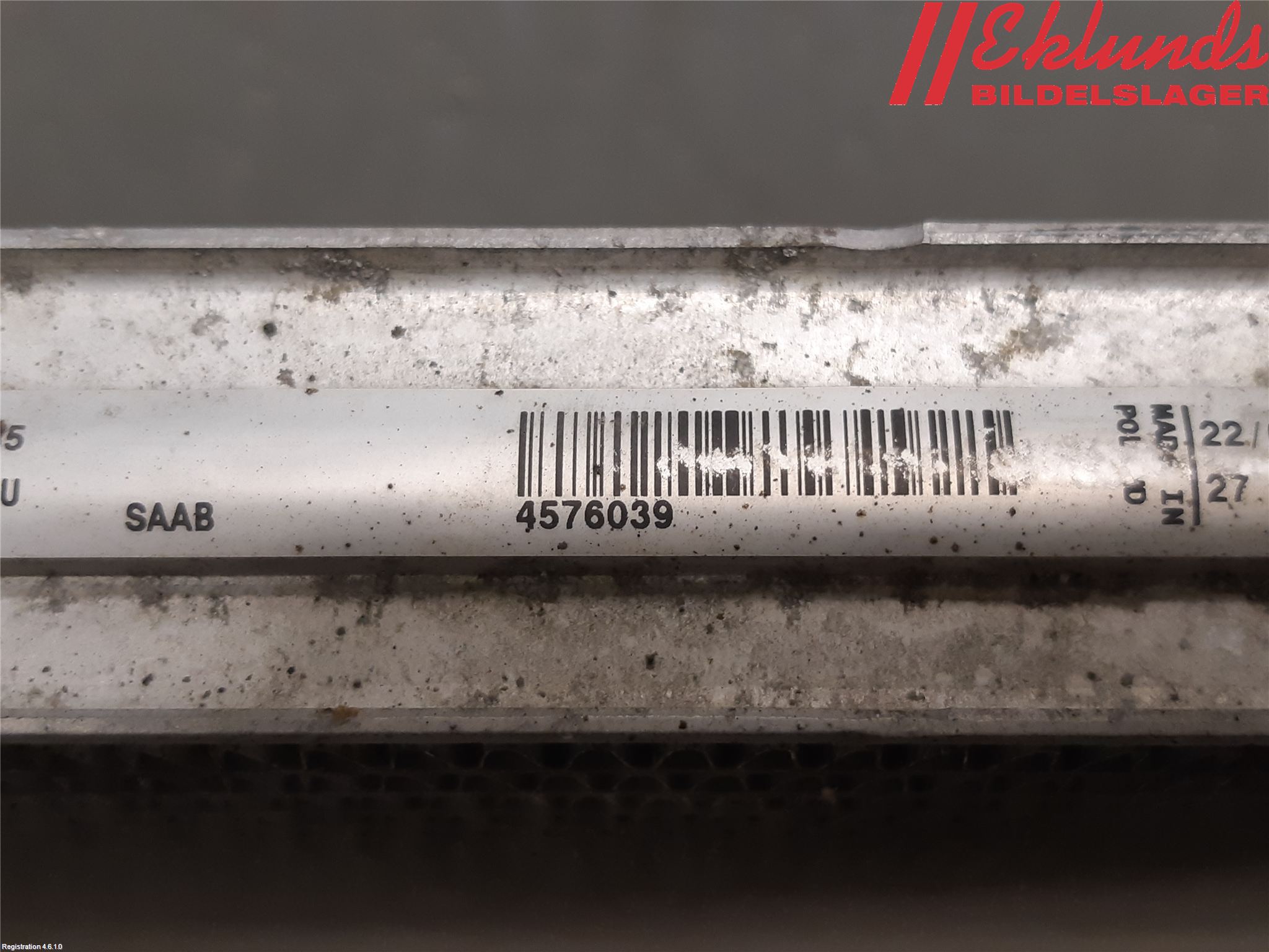 Saab 9-5     06-10 Laddluft-Intercooler Kyl