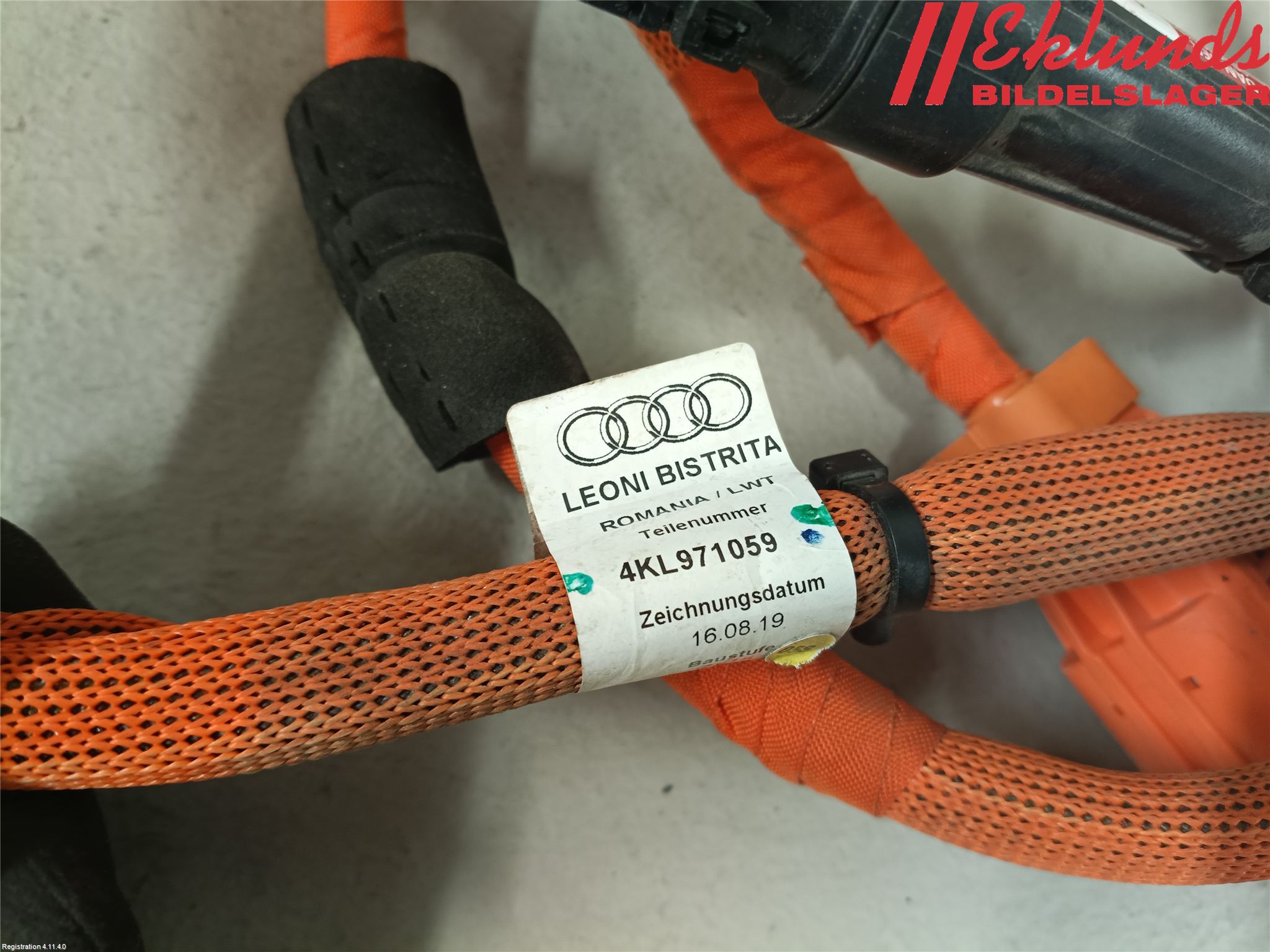 Audi E-TRON, S GE 19- Kabelhärva