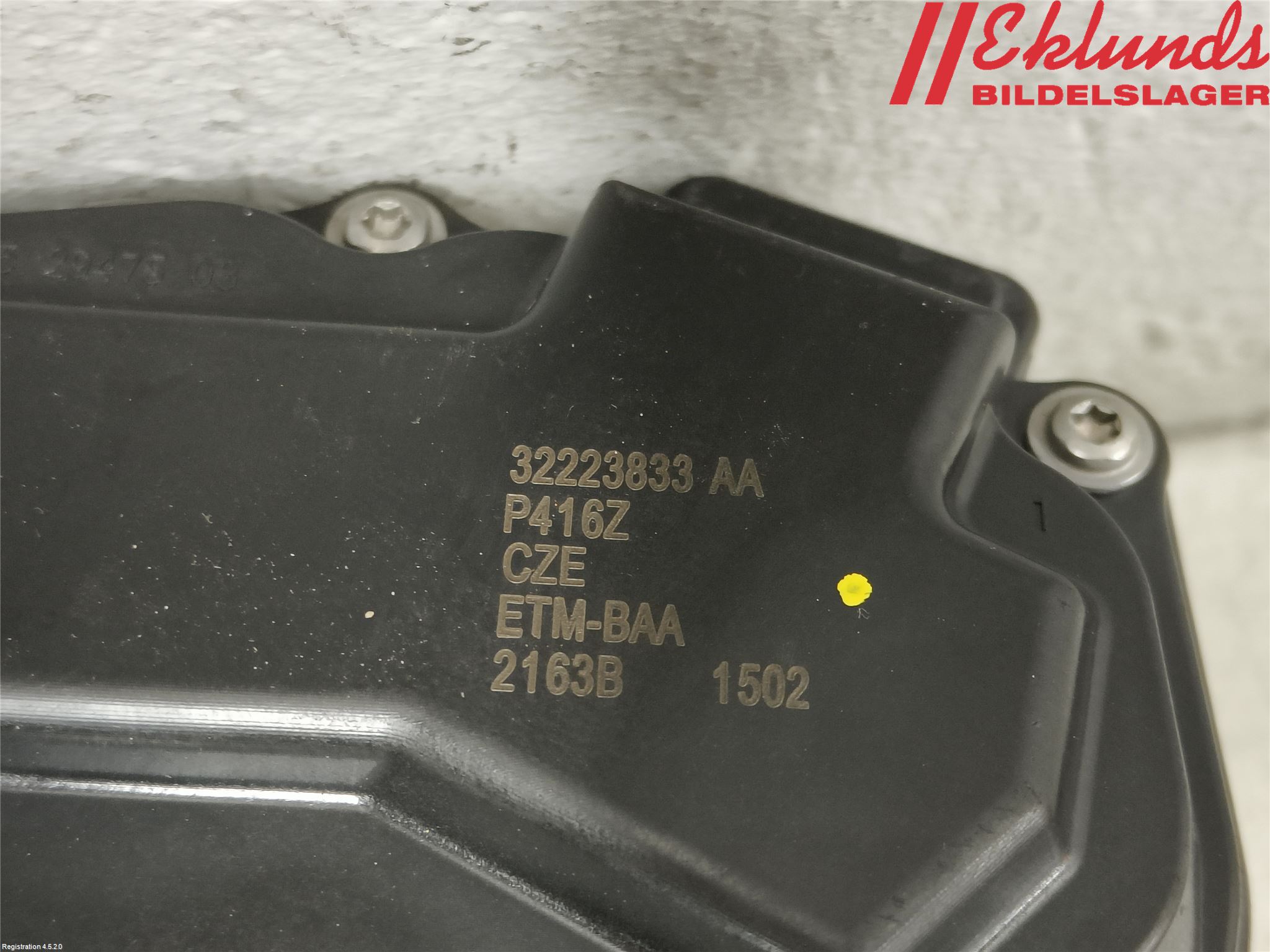 Volvo V90 17->> Injspjällhus