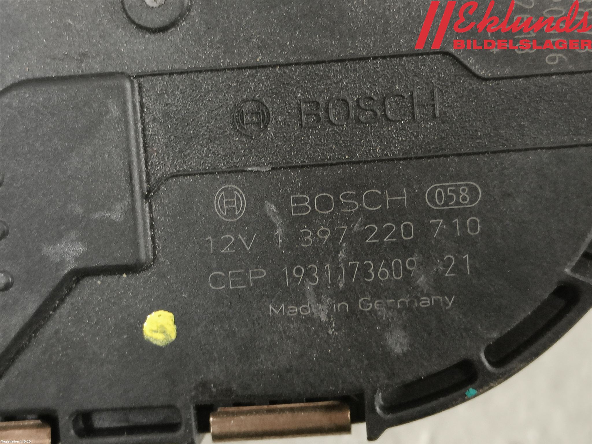 Audi A4/S4 B9 20- Torkarmotor Vindruta