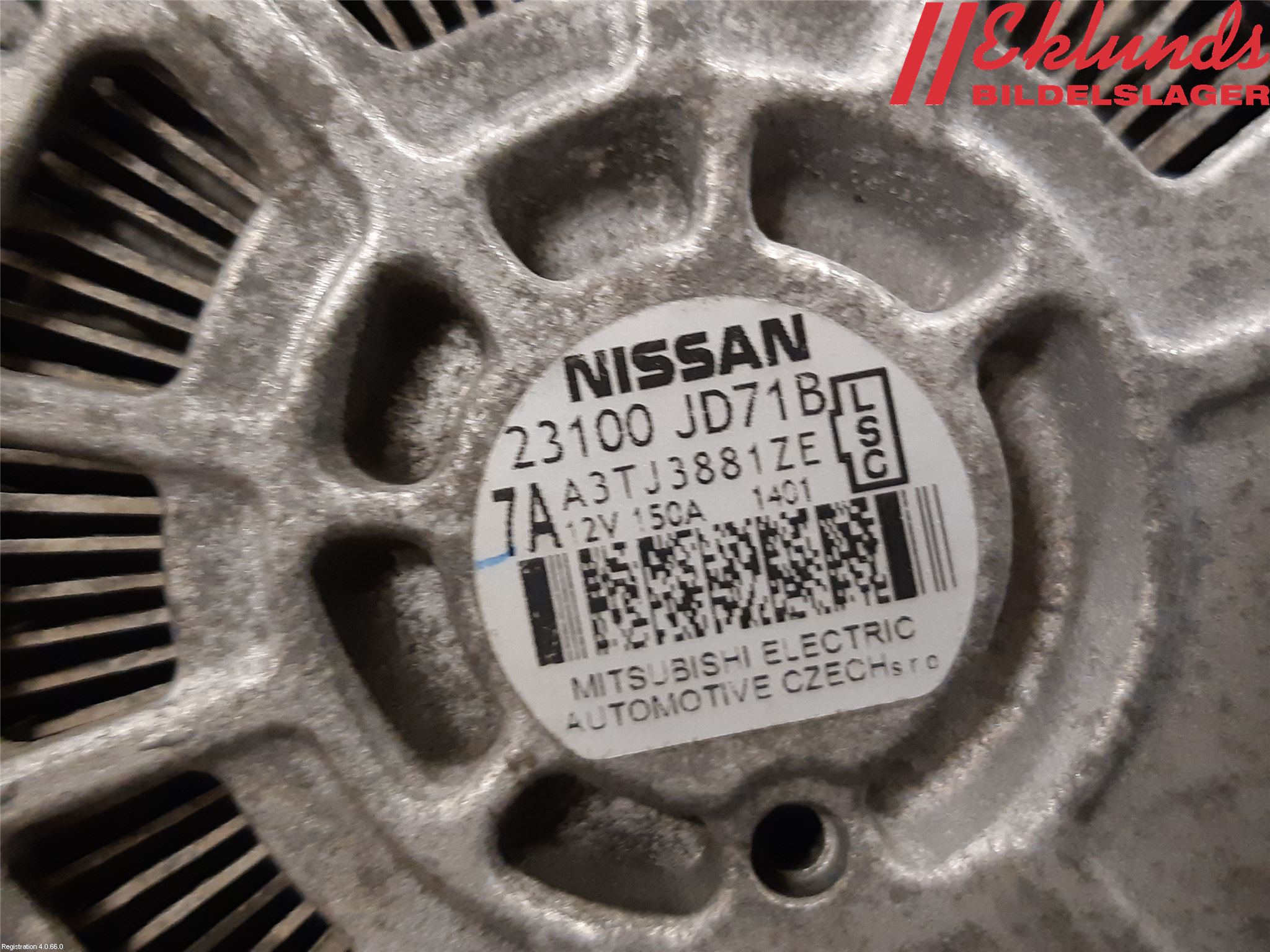 Nissan QASHQAI 10-14 Generator