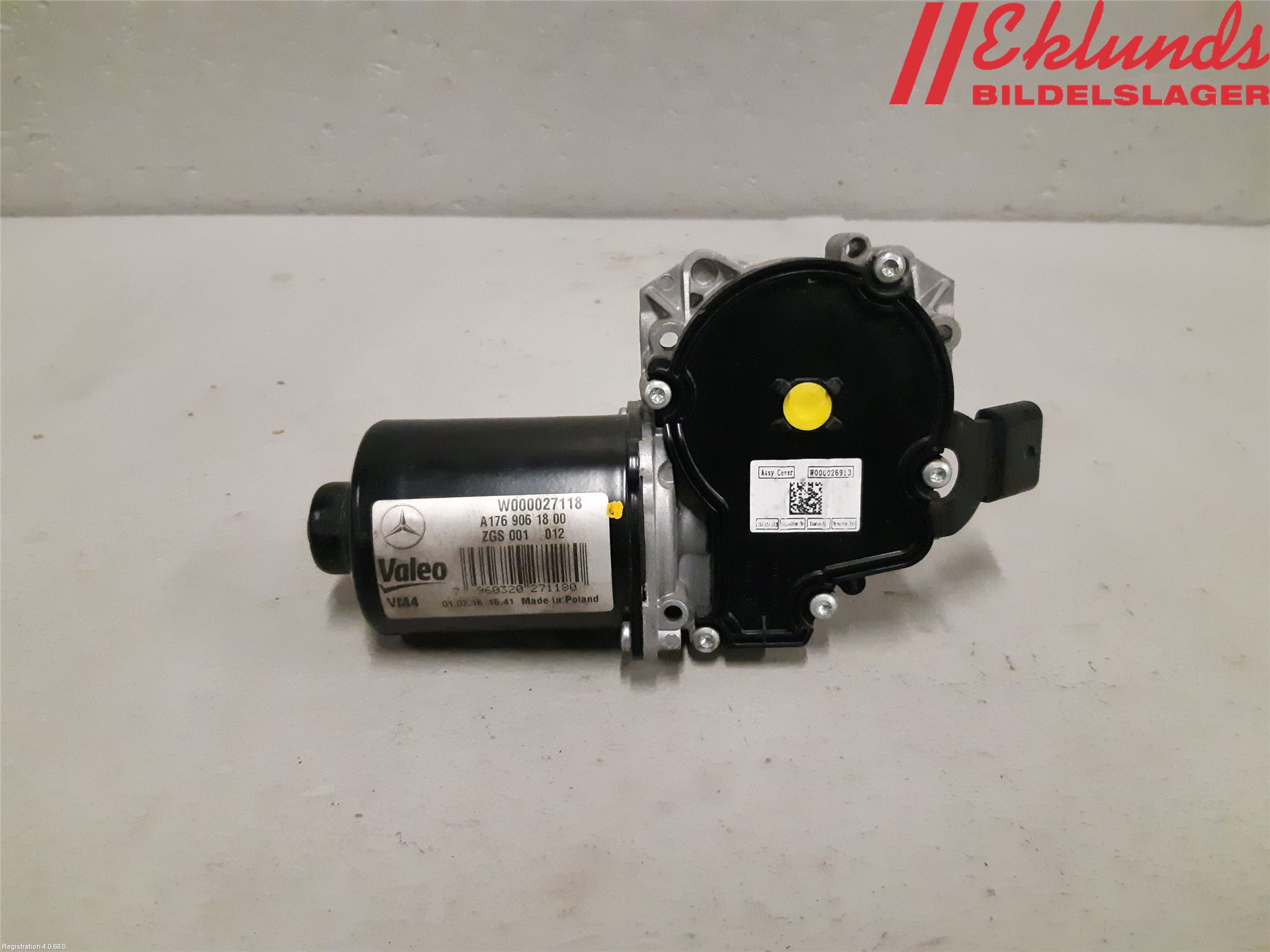 Mercedes-Benz MB GLA-KLASS (X156) 13-20 Torkarmotor Vindruta