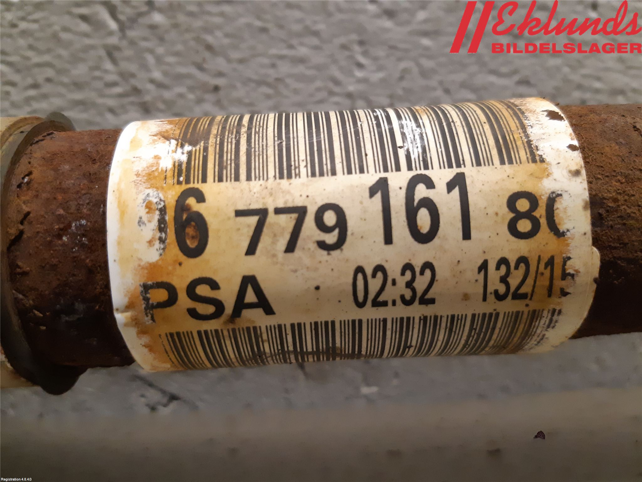 Citroen C4 GRAND PICASSO 14-18 Drivaxel Fram Höger