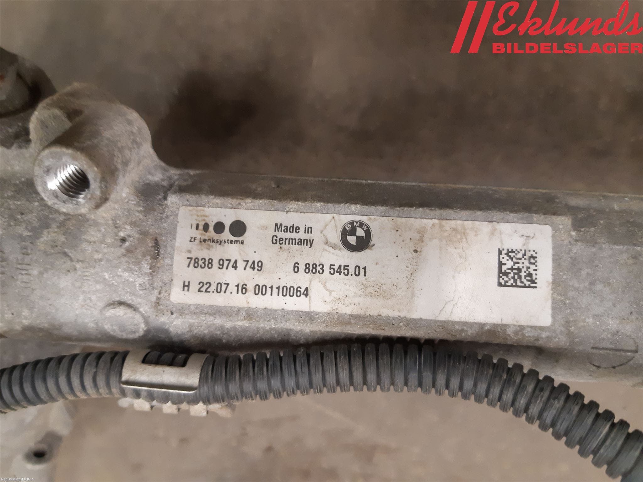 BMW 5 F10/F11/F18 09-17 Styrväxel-Snäcka Elektrisk