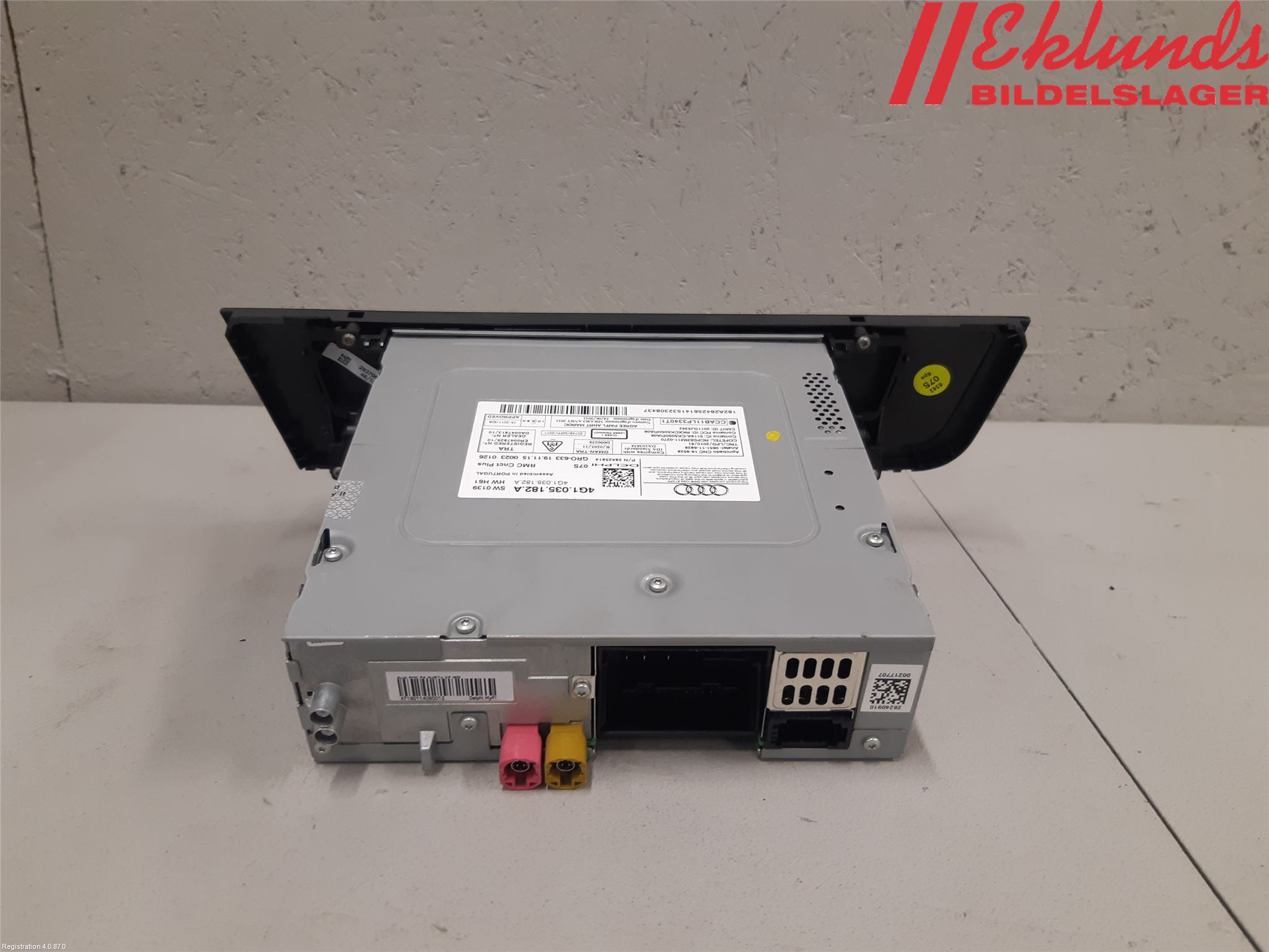 Audi A6/S6 4G 11-18 Cd Radio - Multimediapanel
