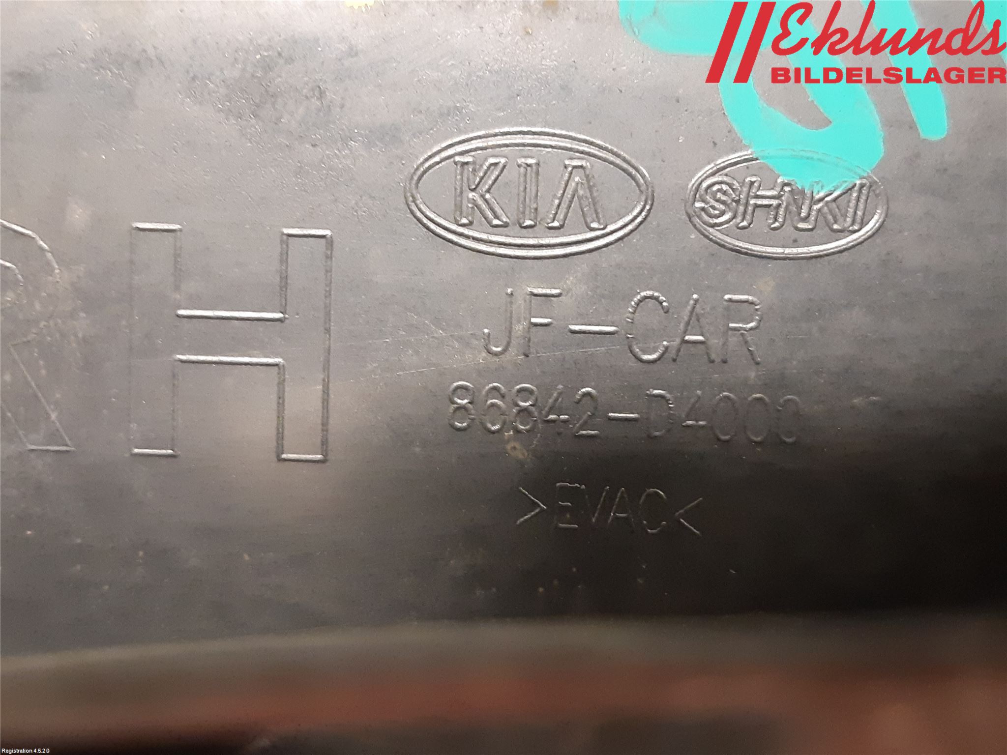 Kia OPTIMA 16-20 Stänkskydd