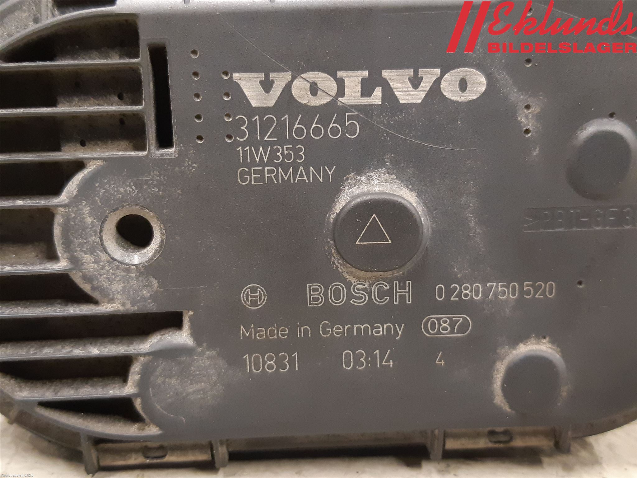 Volvo XC70 08-13 Injspjällhus