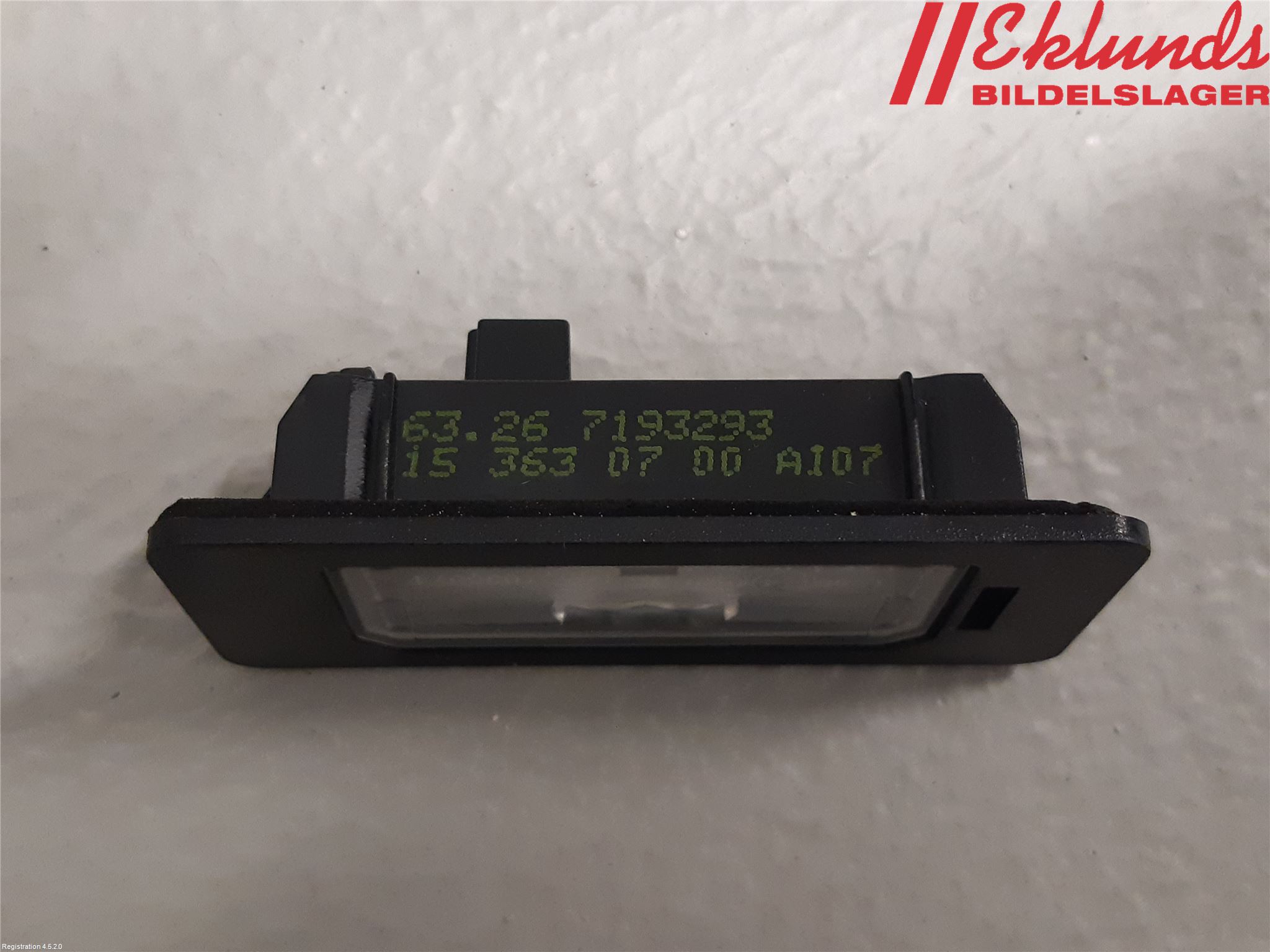 BMW 5 F10/F11/F18 09-17 Skylt Belysning