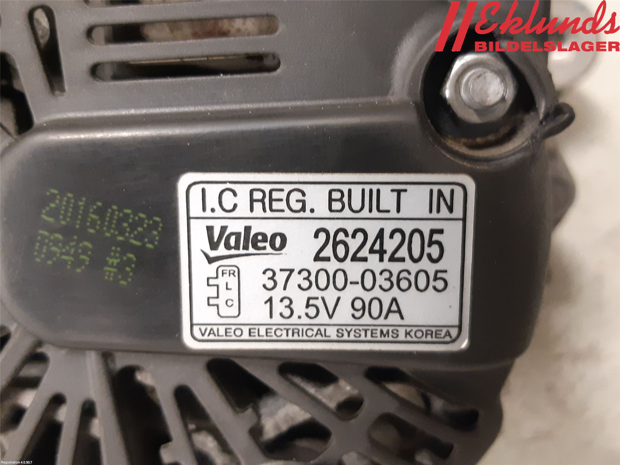 Kia RIO 12-16 Generator