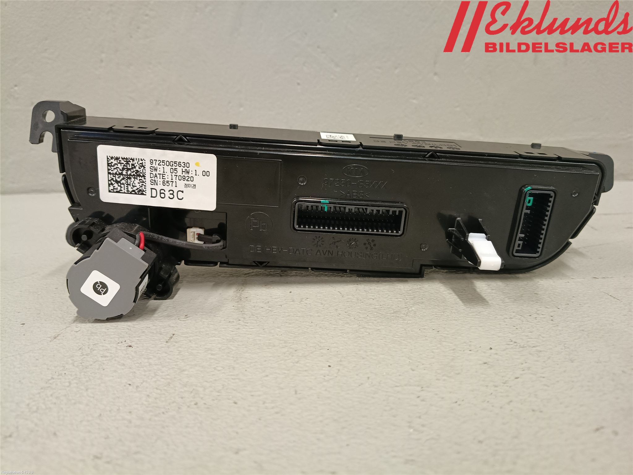 Kia NIRO (DE) 17-22 Ac Styrenhet Ac Manöveren