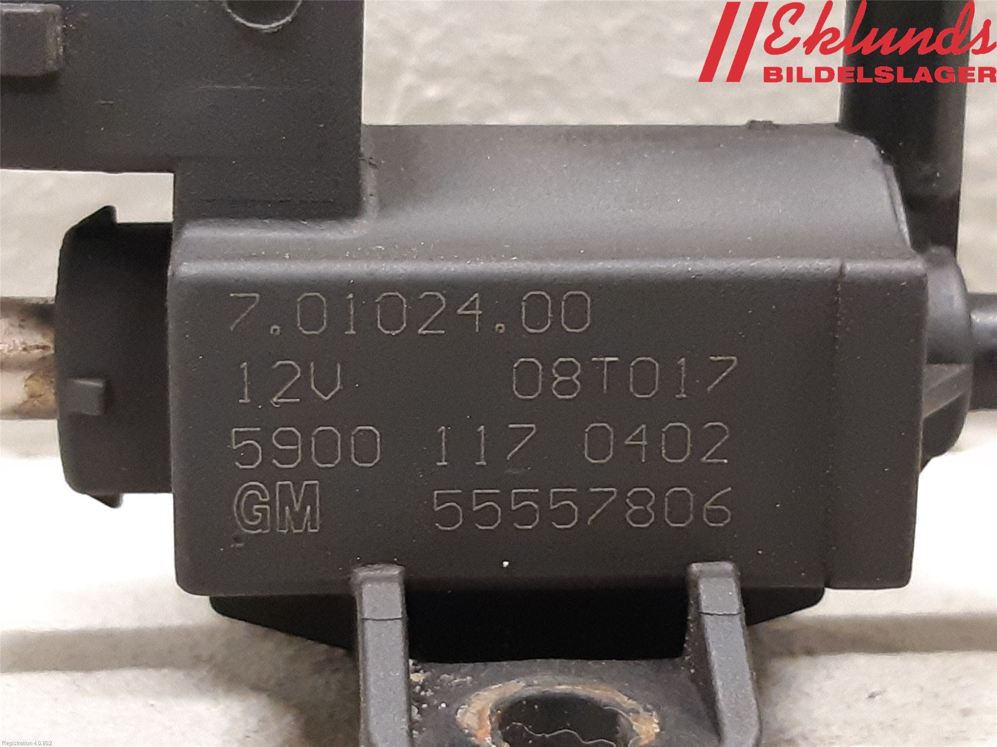 Opel ASTRA H 04-12 Vakuumventil