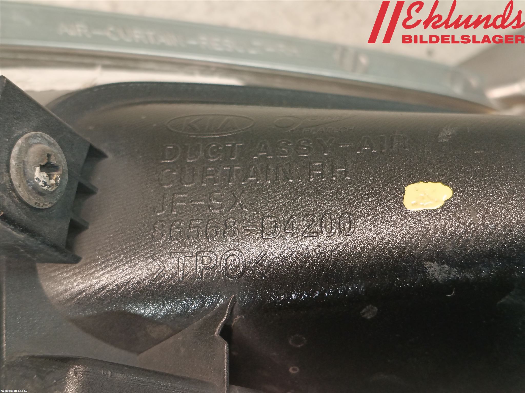 Kia OPTIMA 16-20 Deflektor Plåt-Plast Kylning