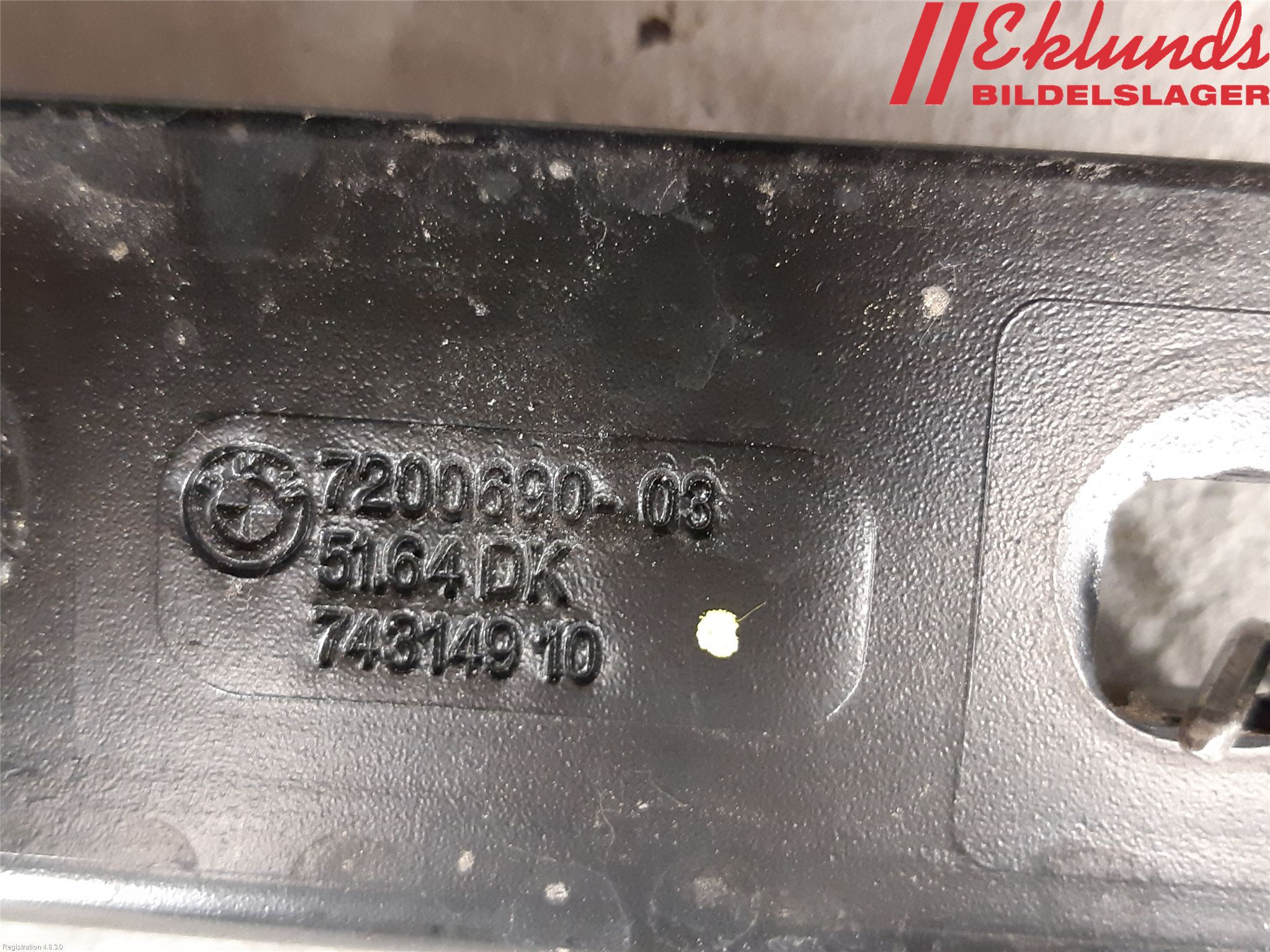 BMW 5 F10/F11/F18 09-17 Frontplåt