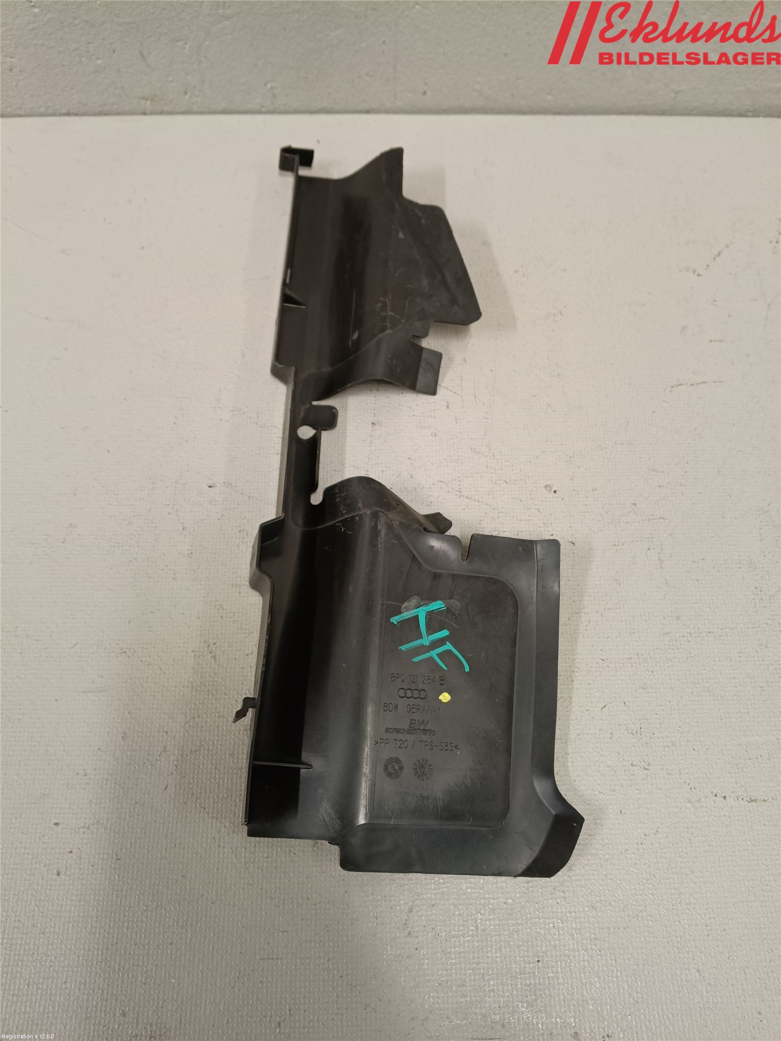 Audi A3/S3 05-13 Deflektor Plåt-Plast Kylning