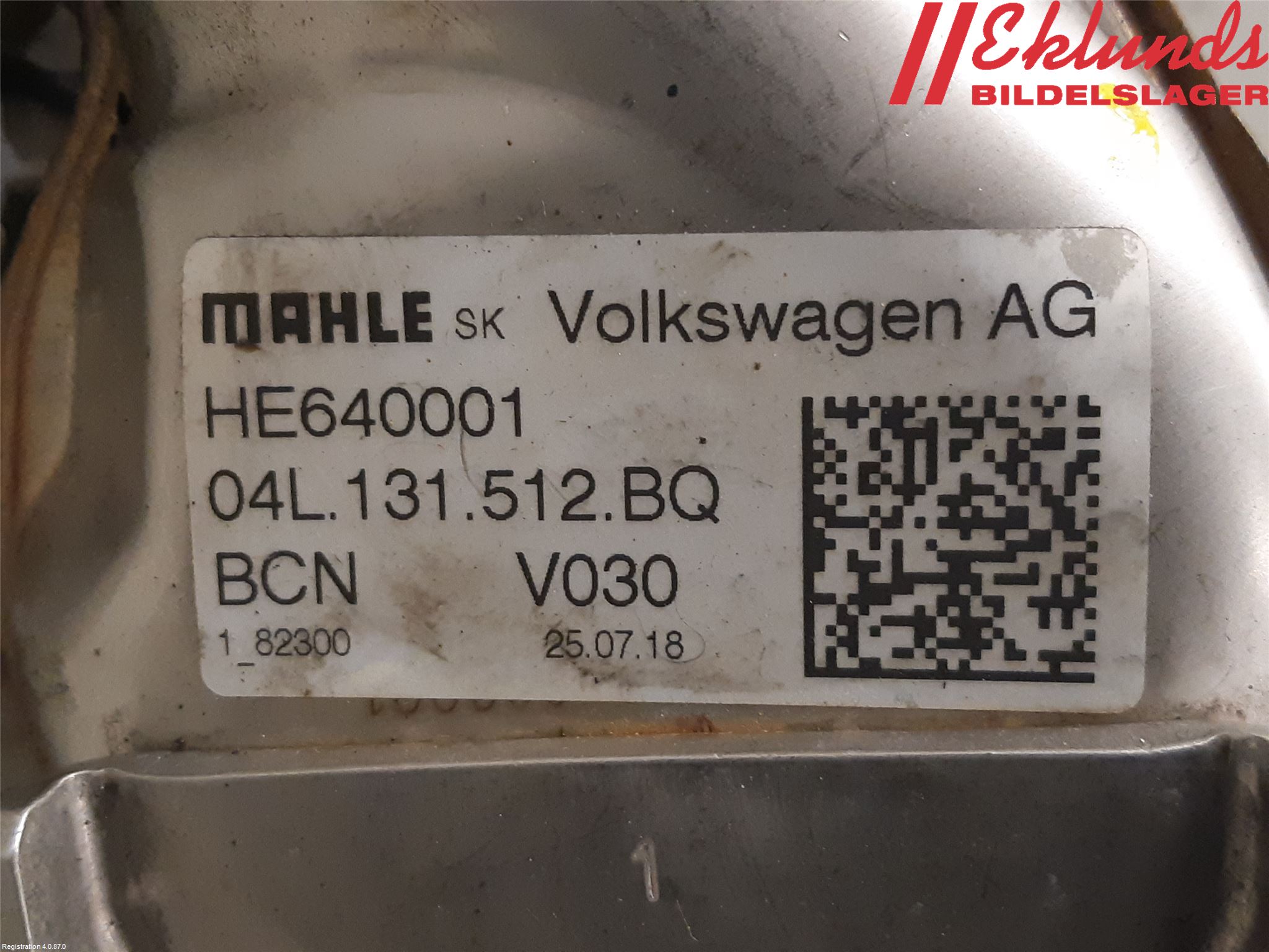 Skoda SUPERB 16-24 Egr Ventil