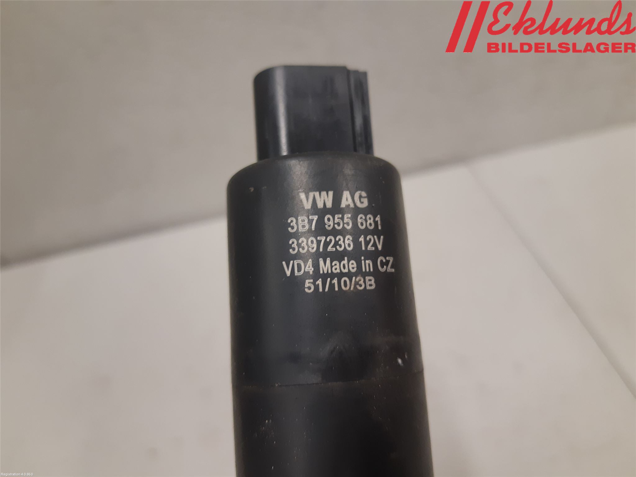 Volkswagen VW SHARAN 11- Spolarpump Högtryck
