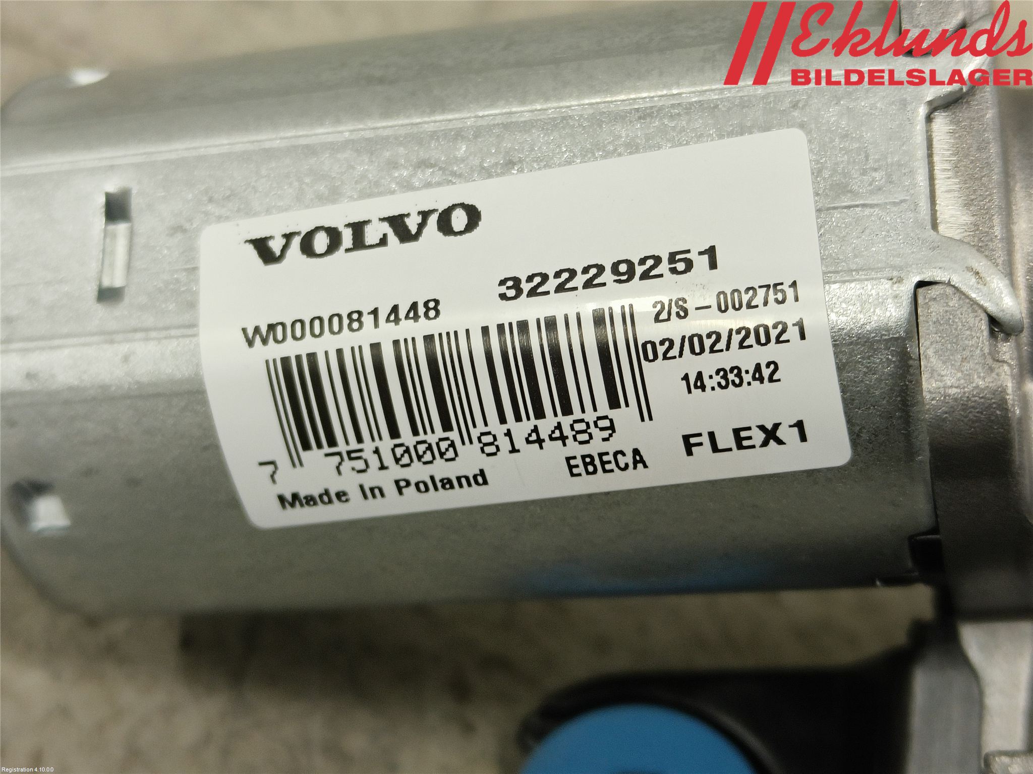 Volvo XC60 18- Torkarmotor Baklucka