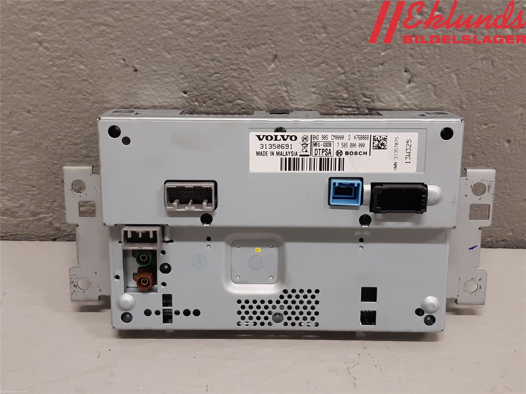 Volvo XC60 14-17 Cd Radio - Multimediapanel