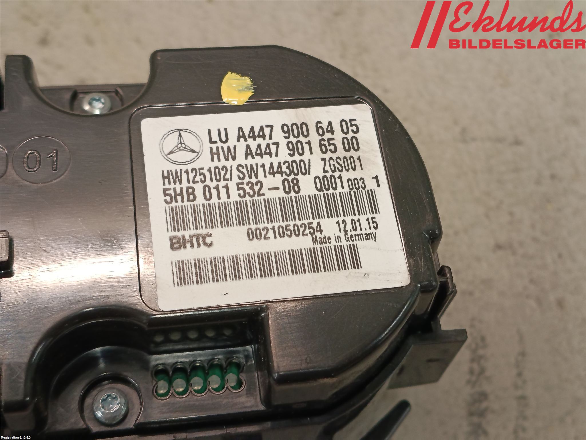 Mercedes-Benz MB VITO/V-KLASS (W640,W447,W448) 14- Ac Styrenhet Ac Manöveren