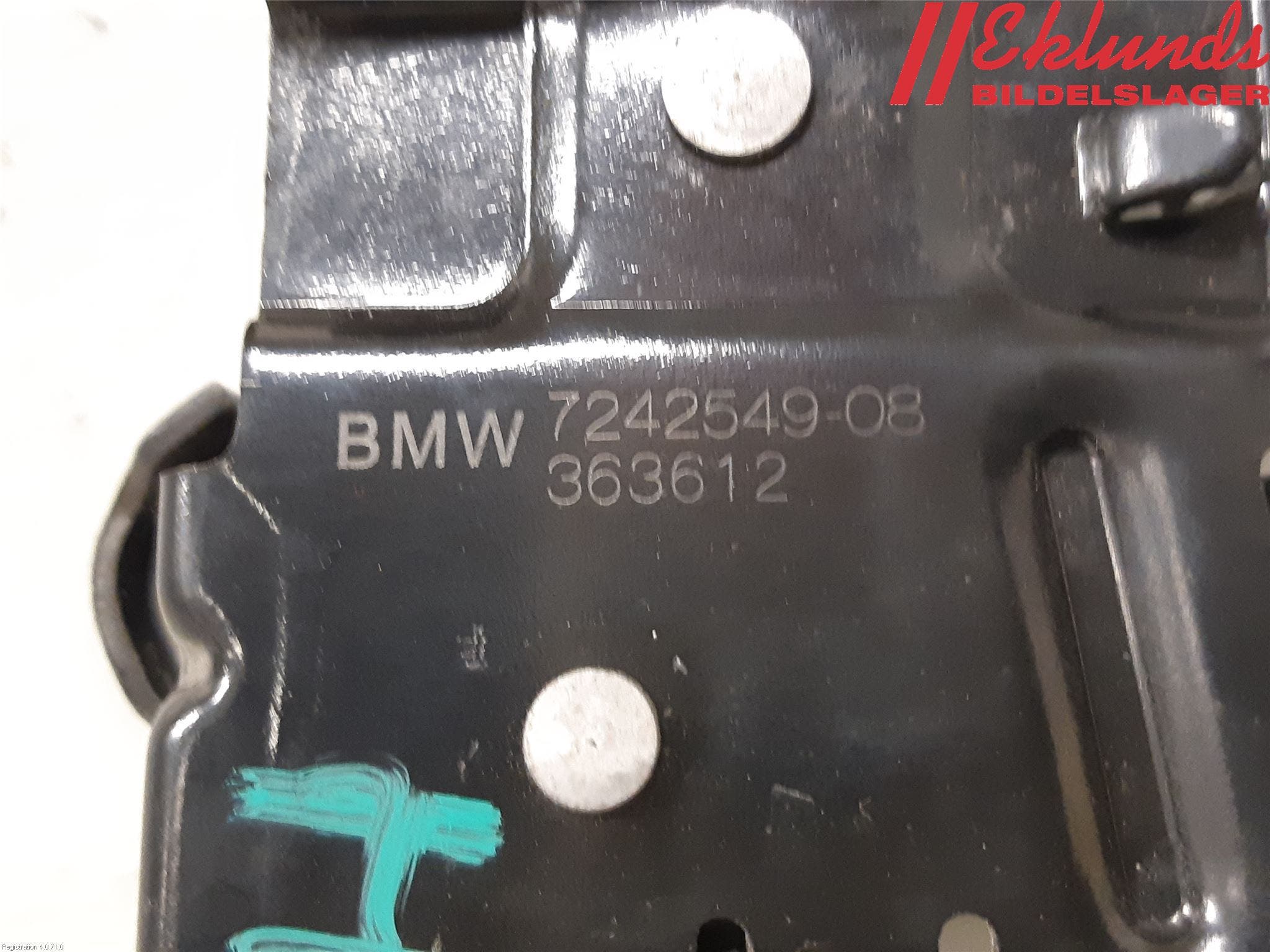 BMW 3 F30/F31/F80 12-19 Huvlås