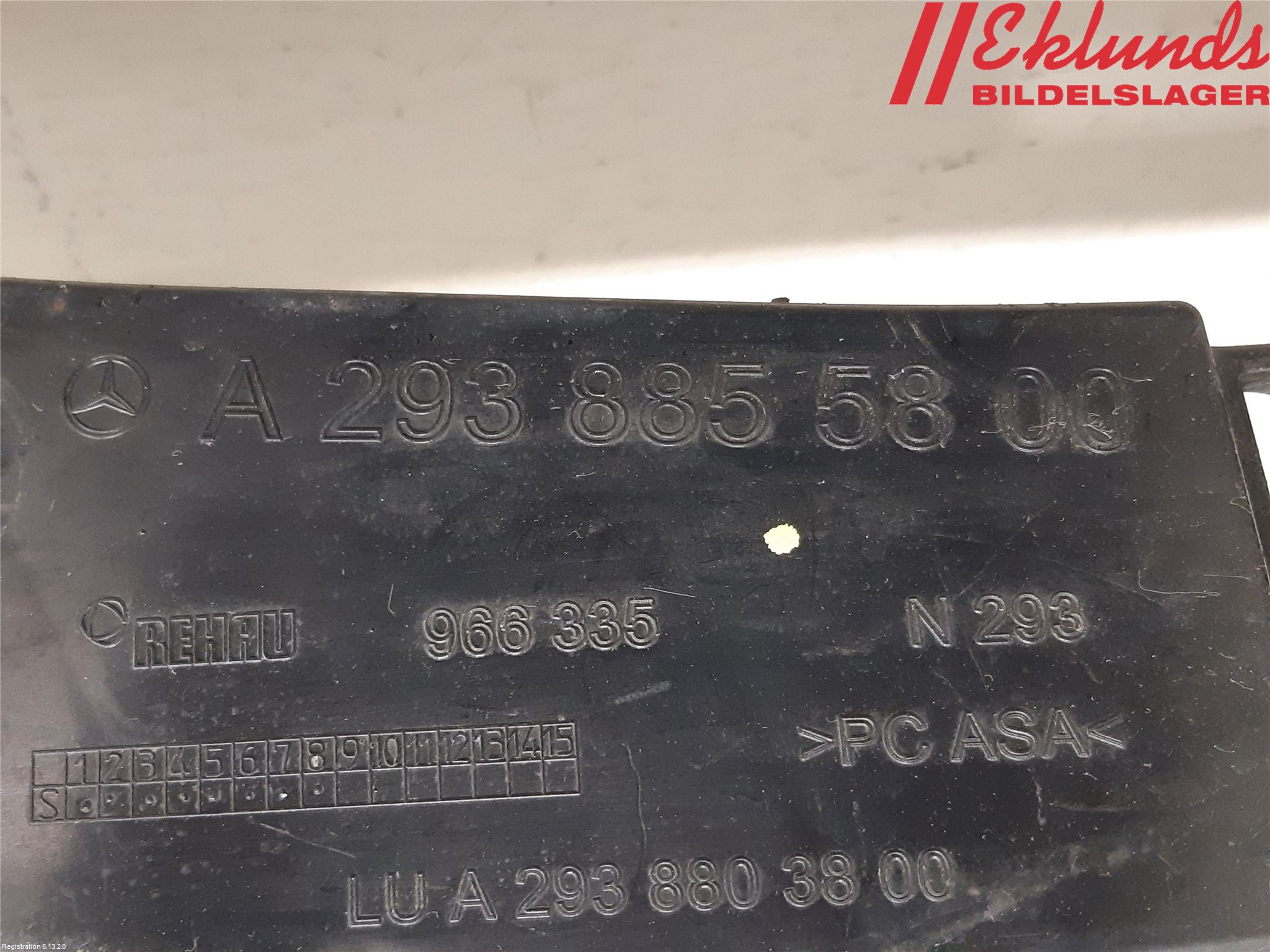 Mercedes-Benz MB EQC (N293) 20- Stötfångarfäste Bak Hö