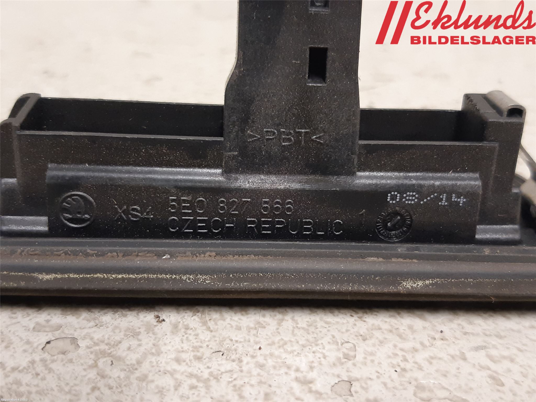 Skoda FABIA 07-14 Bakluckehandtag