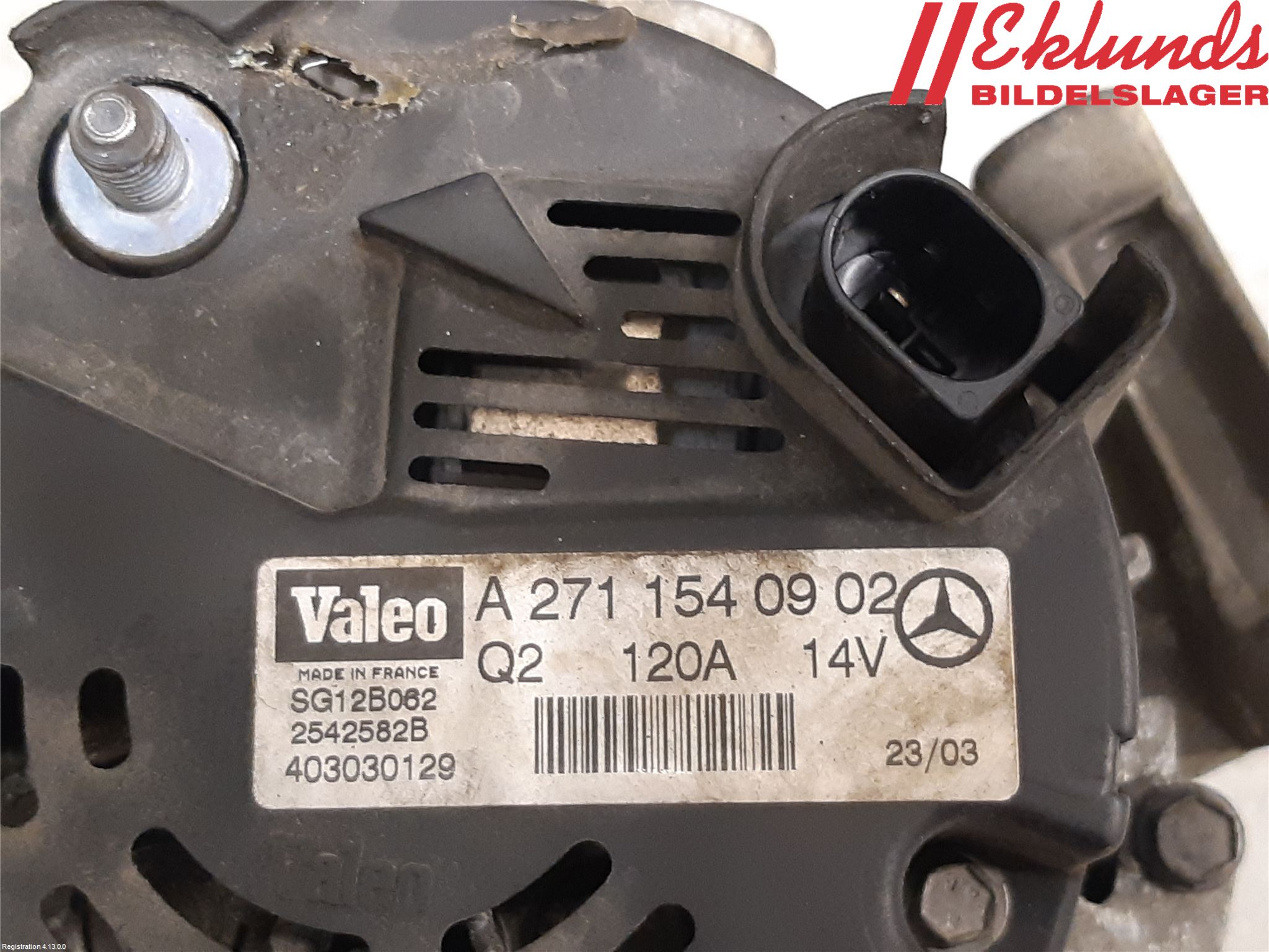 Mercedes-Benz MB CLK (C209) 02-09 Generator