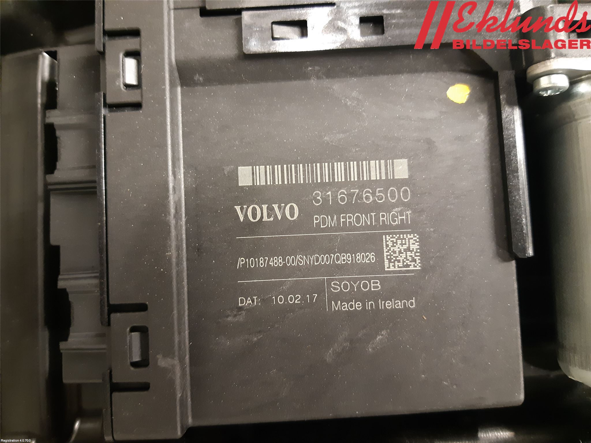 Volvo V90 17->> Fönsterhiss El Kompl