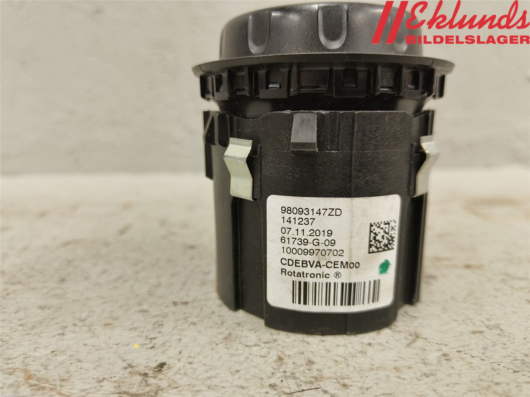 Opel VIVARO 20- Strömställare Växellåda