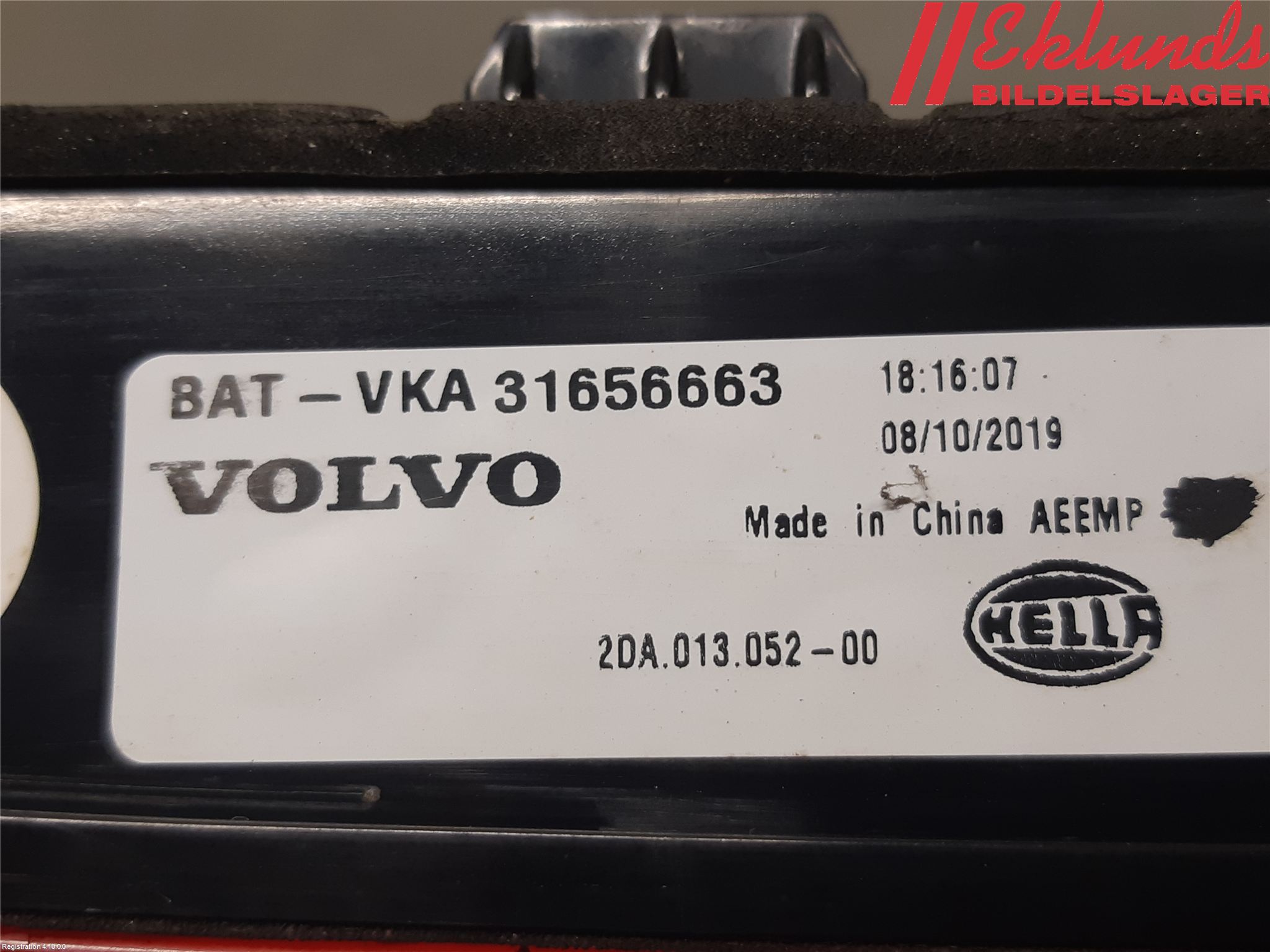 Volvo XC60 18- Bromsljus Bakruta