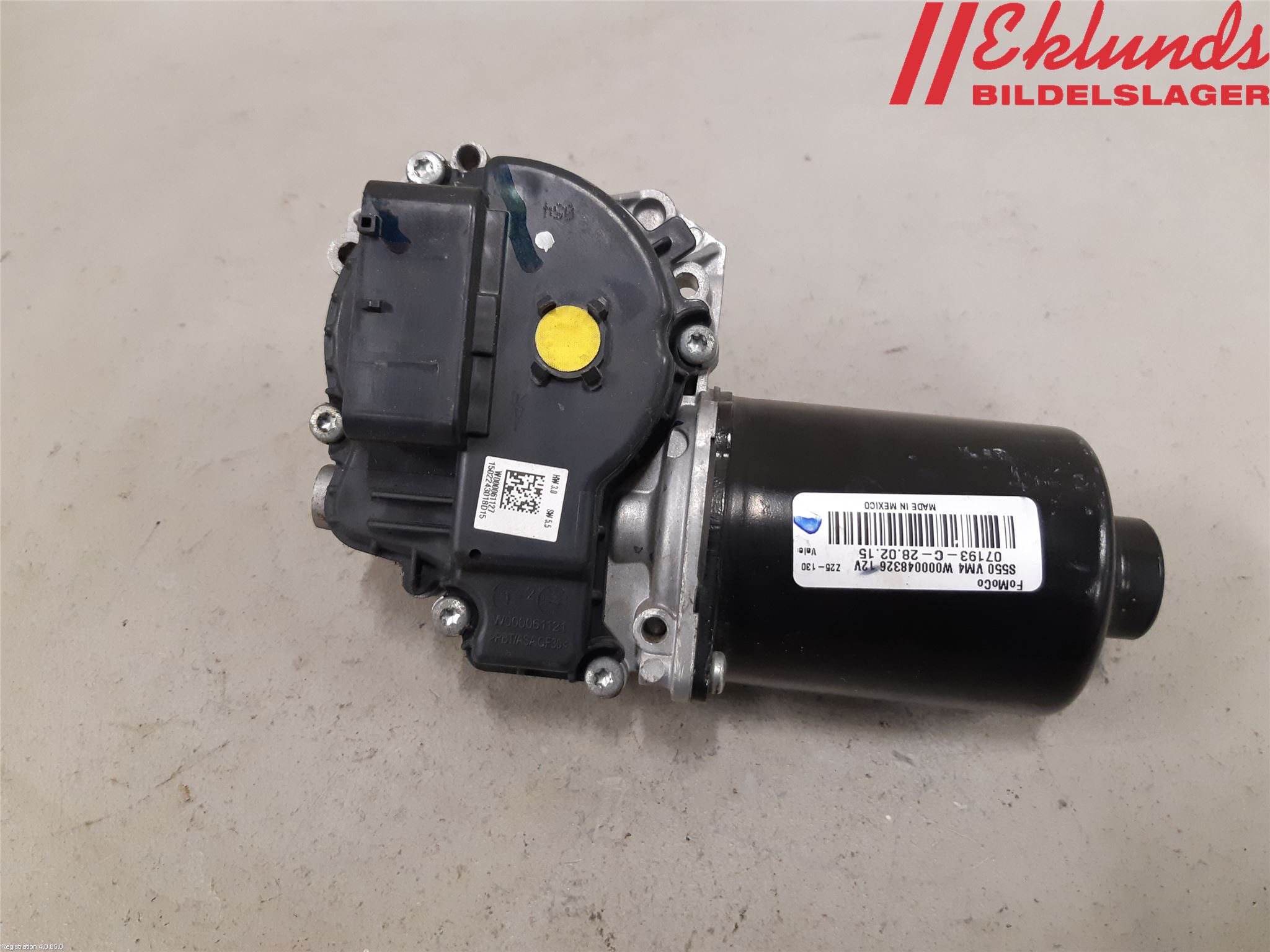 Ford MUSTANG VI 15-22 Torkarmotor Vindruta