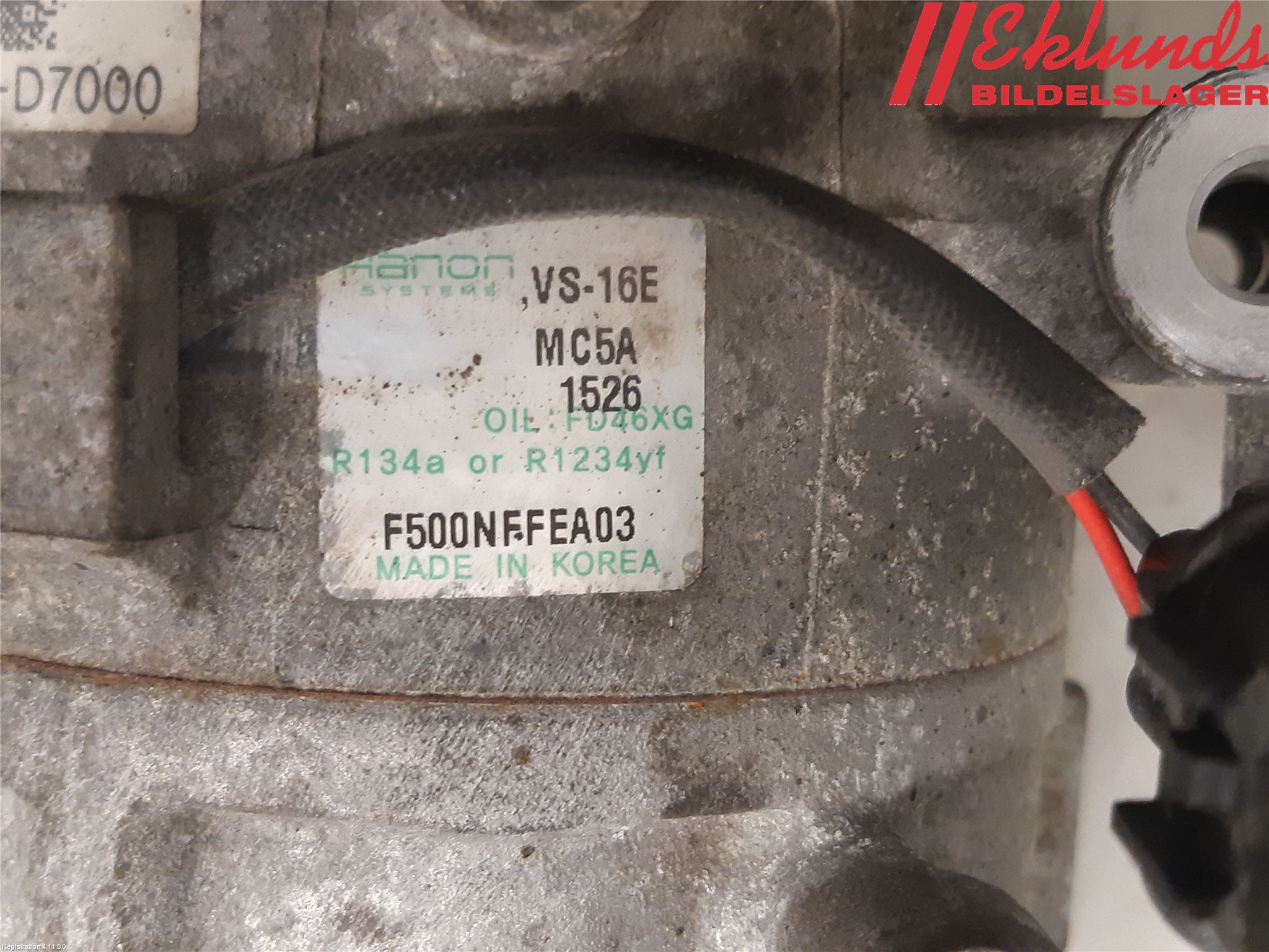 Kia SPORTAGE (QL) 16-21 Ac Kompressor