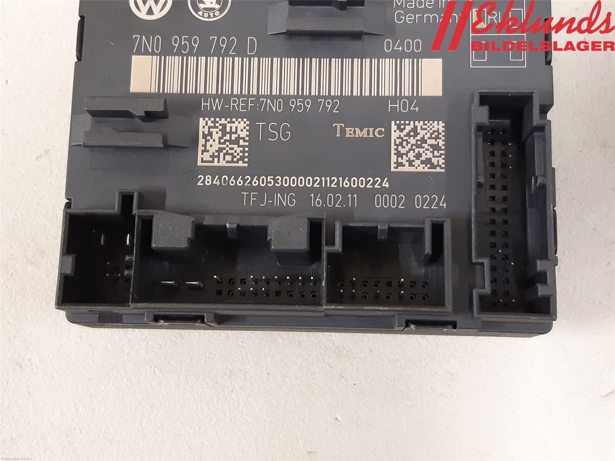 Volkswagen VW SHARAN 11- Styrenhet Dörr