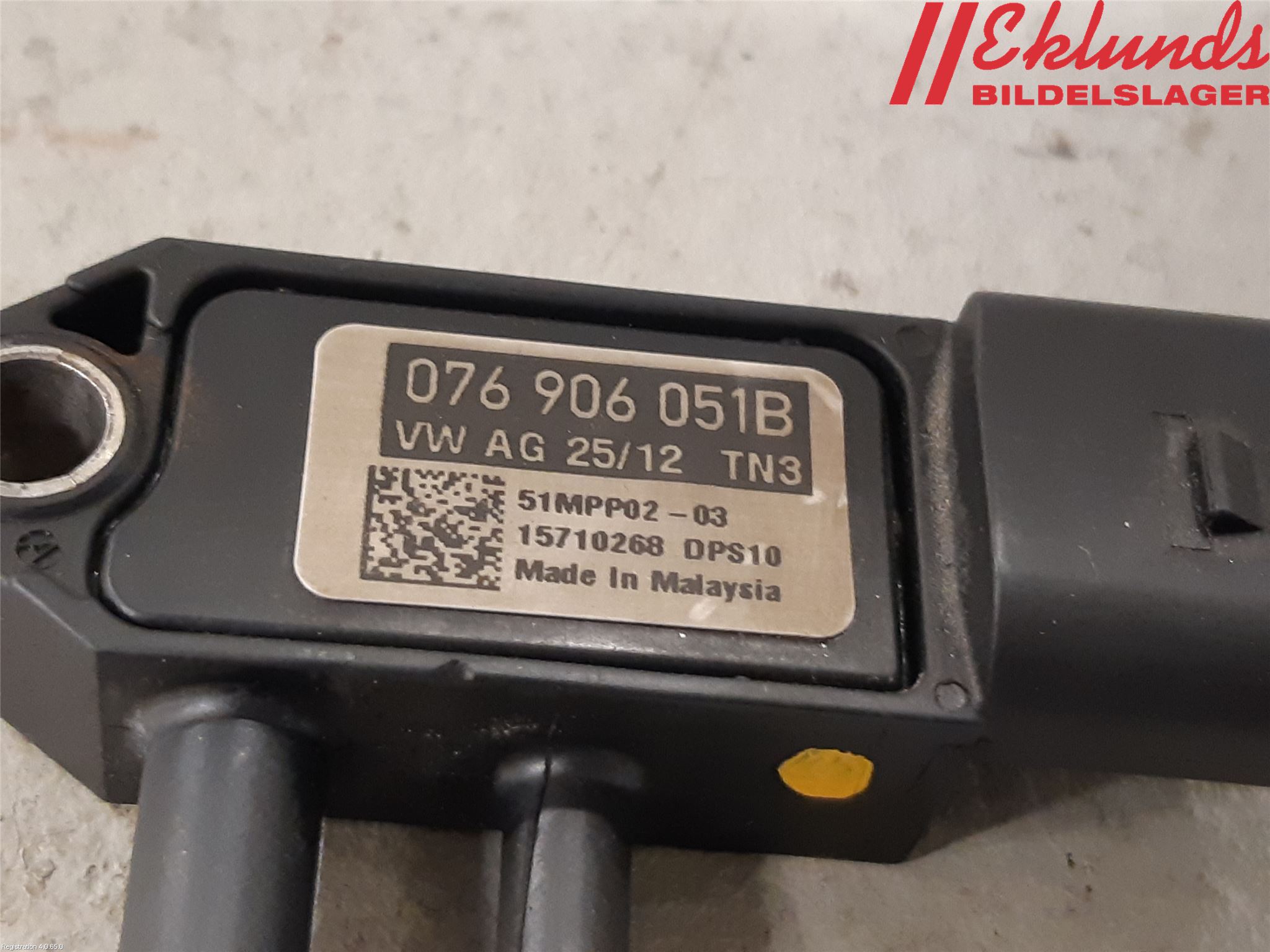 Volkswagen VW GOLF VI 09-13 Sensor Avgas