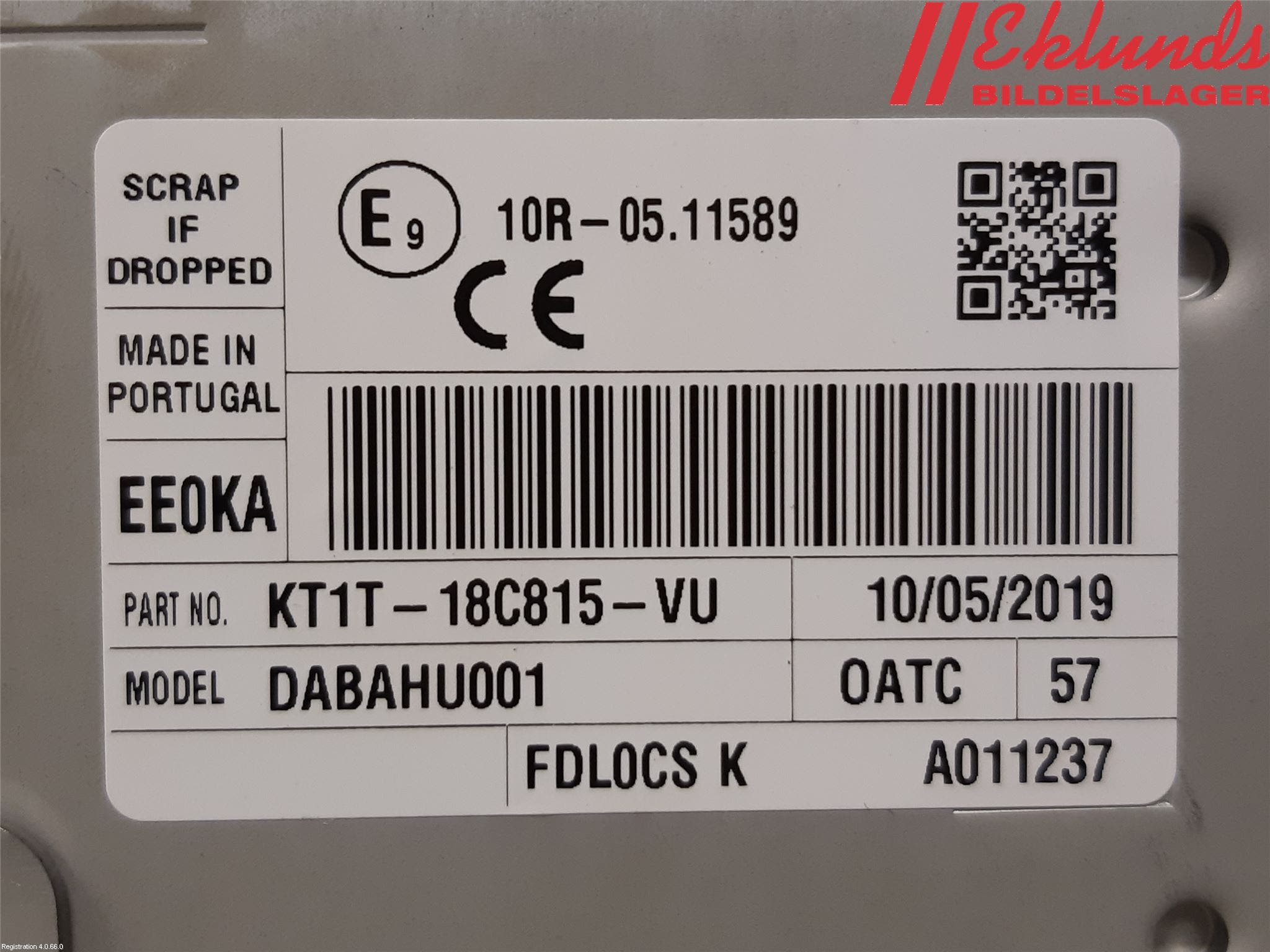 Ford TRANSIT/TOURNEO CONNECT 13-22 Cd Radio - Multimediapanel