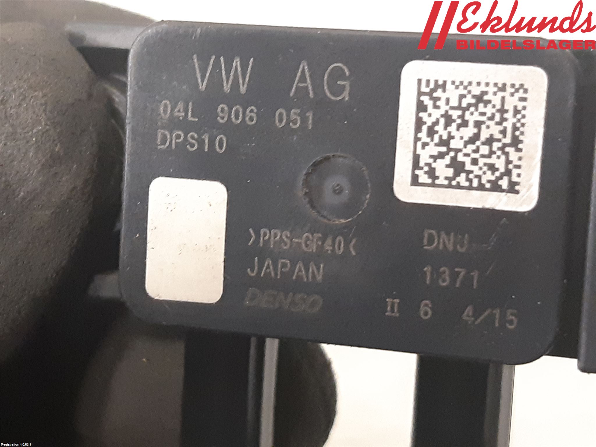 Volkswagen VW GOLF / E-GOLF VII 13-20 Givare Temp-Tryck Avgas