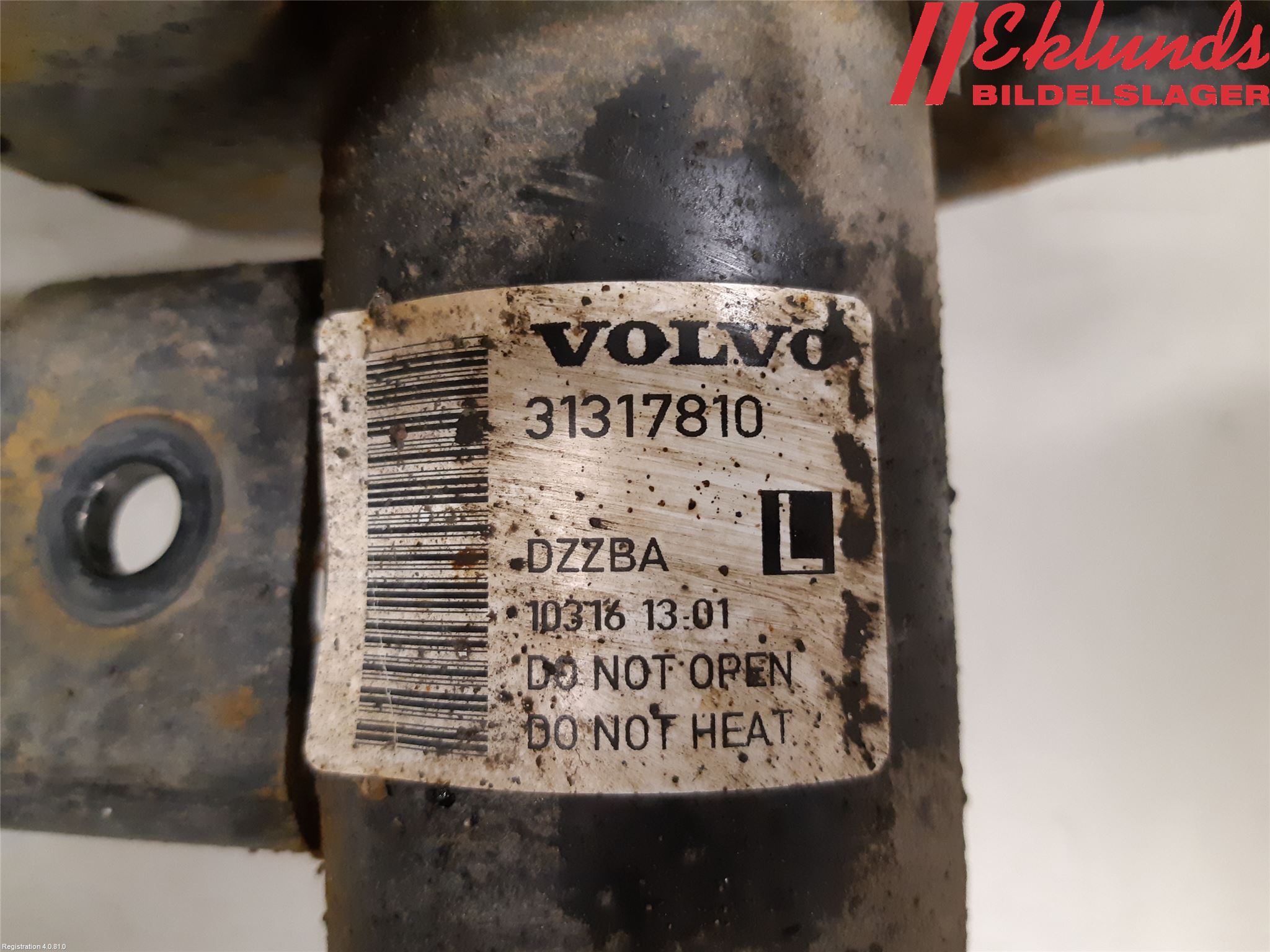 Volvo V70 14-16 Fjäderben Fram Vänster