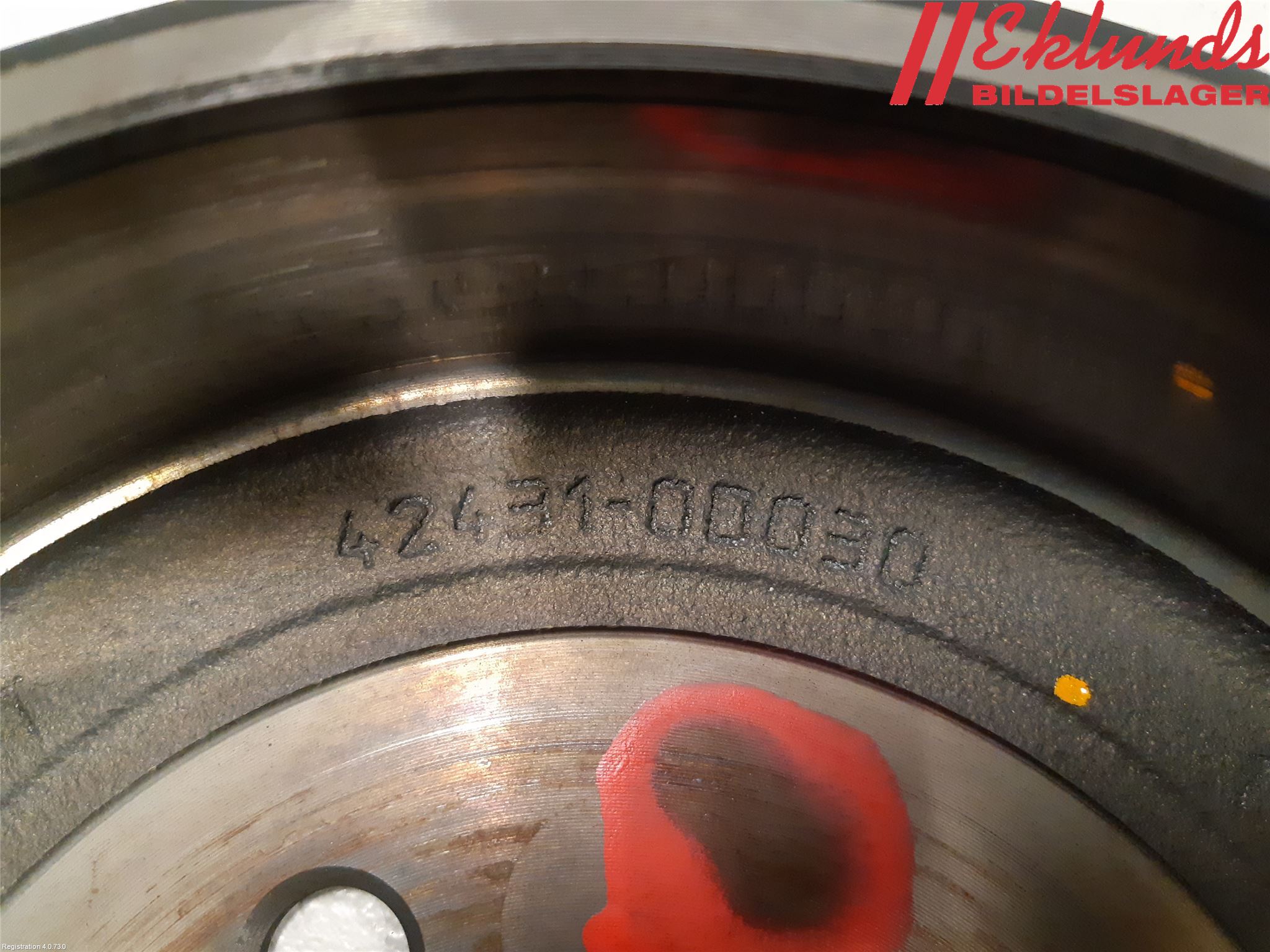 Toyota YARIS XP130 15-20 Bromstrumma Bak
